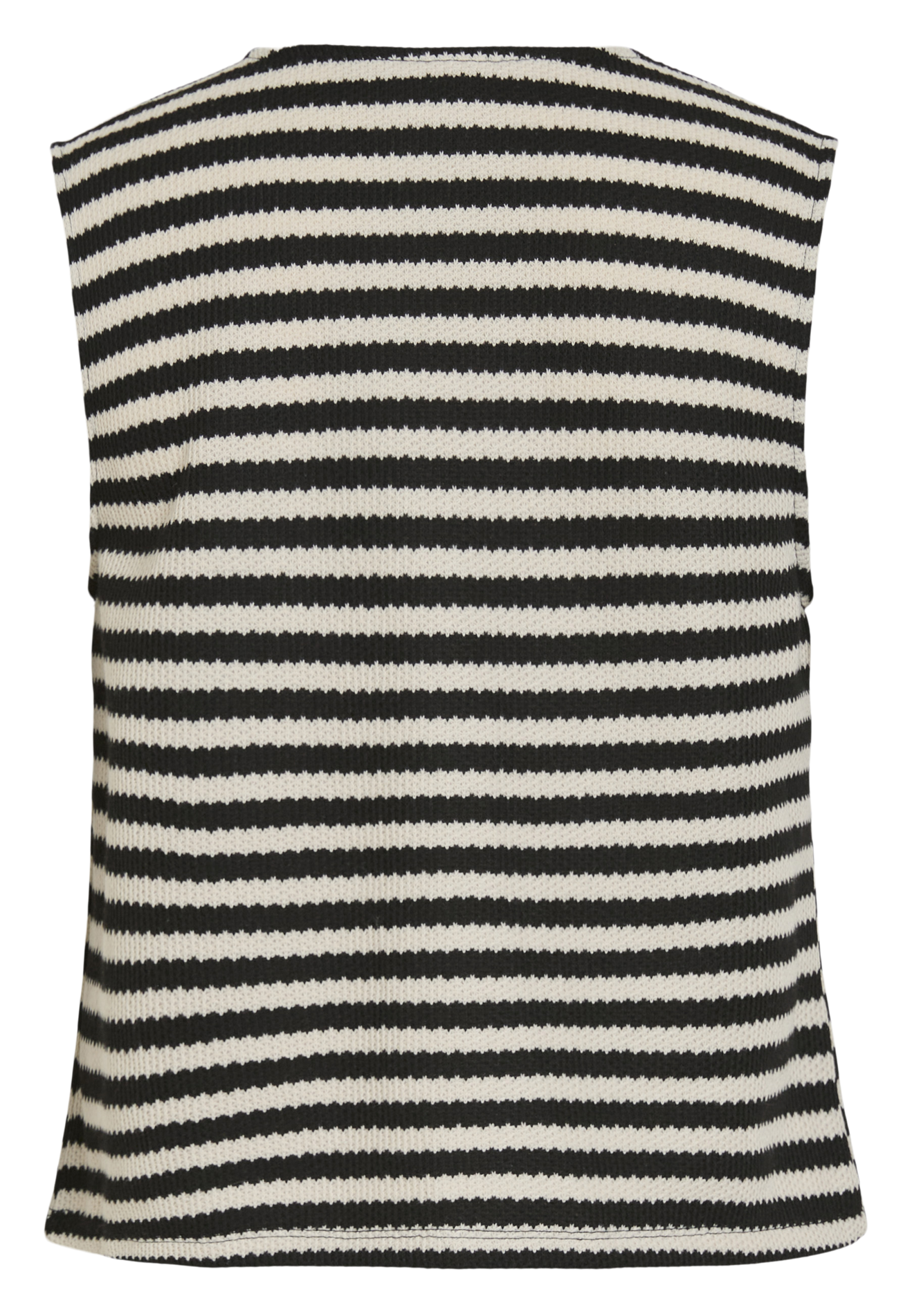 Top droit col V VILA Gris