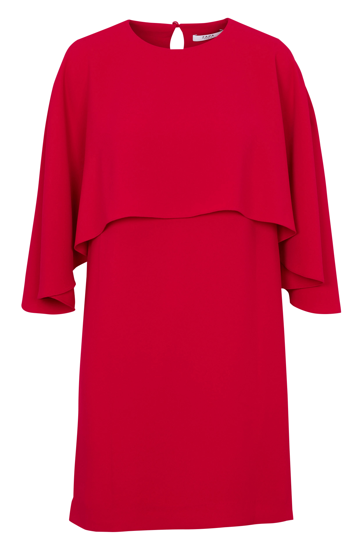 Korte, rechte jurk ZAPA Rood