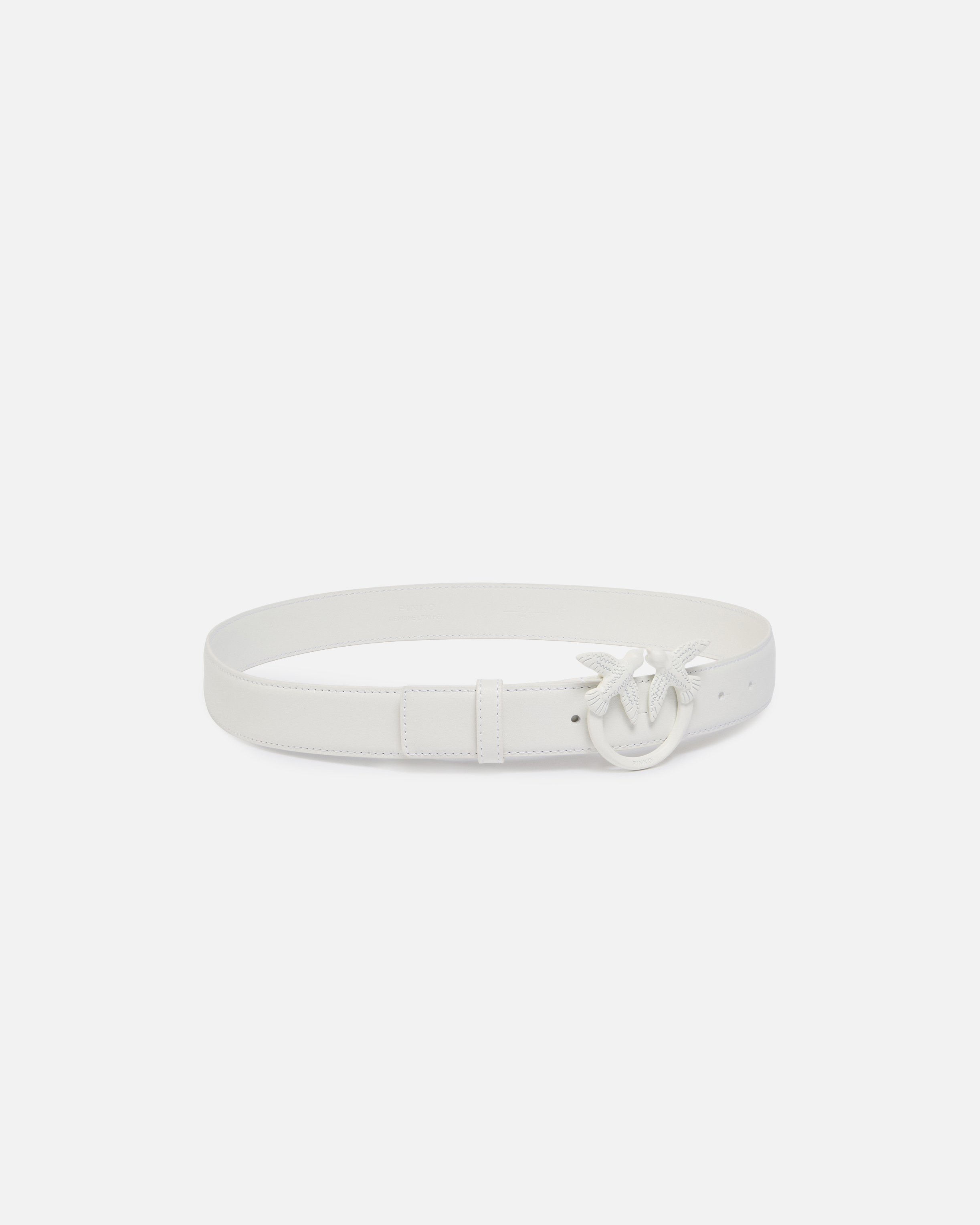 Ceinture avec boucle colorée de 3 cm PINKO Blanc