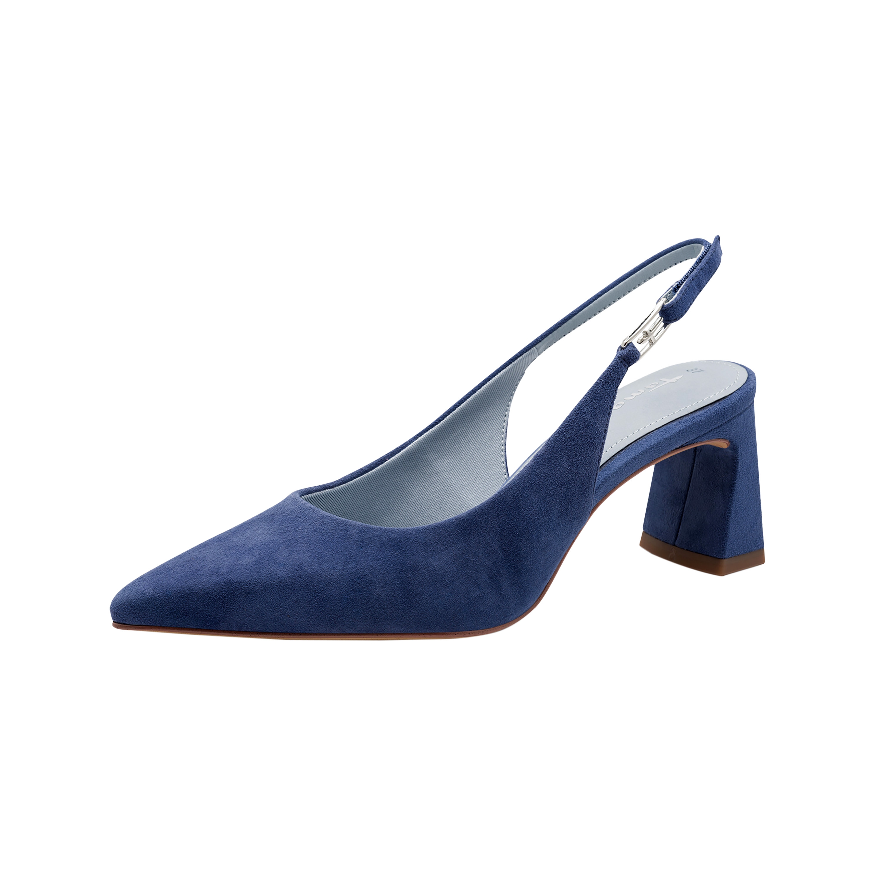 Escarpins cuir à talon TAMARIS Bleu