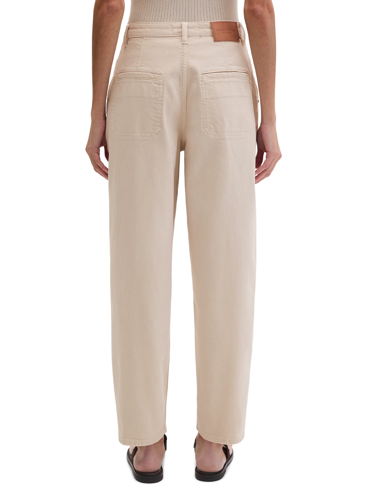 Pantalon en jean droit MARC O'POLO Beige