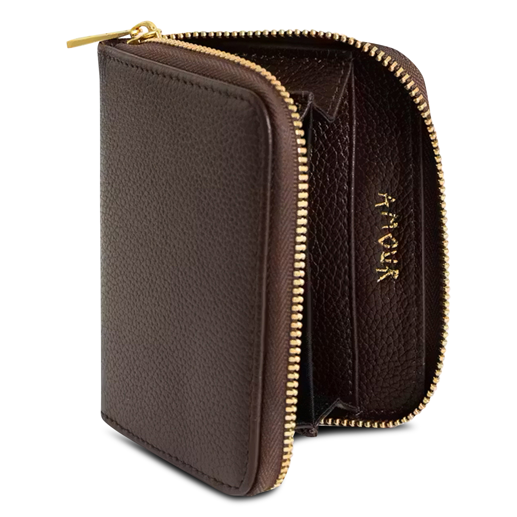 Portefeuille en cuir ZADIG&VOLTAIRE Marron