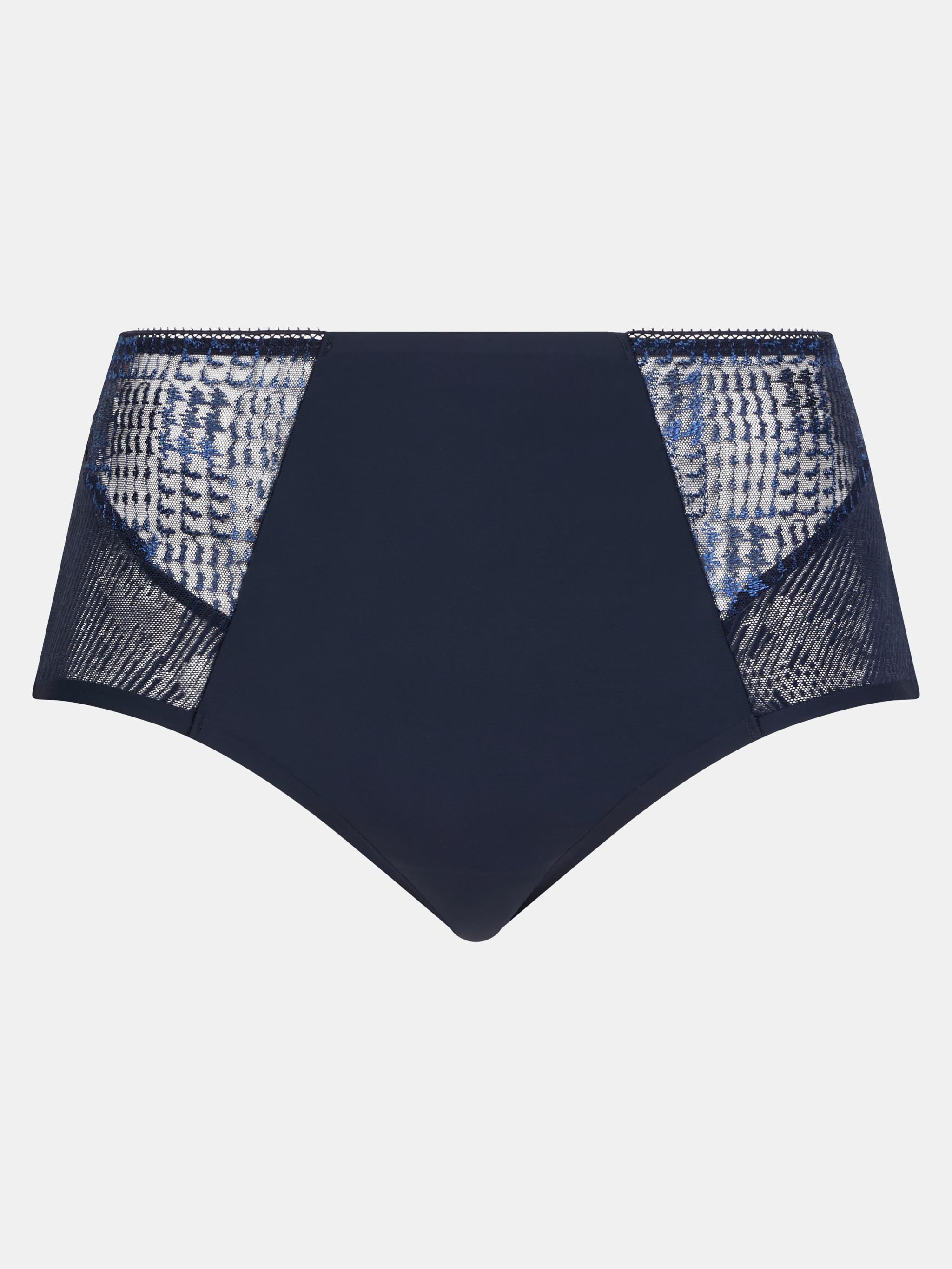 High-waisted lace panties | Blue CHANTELLE Women