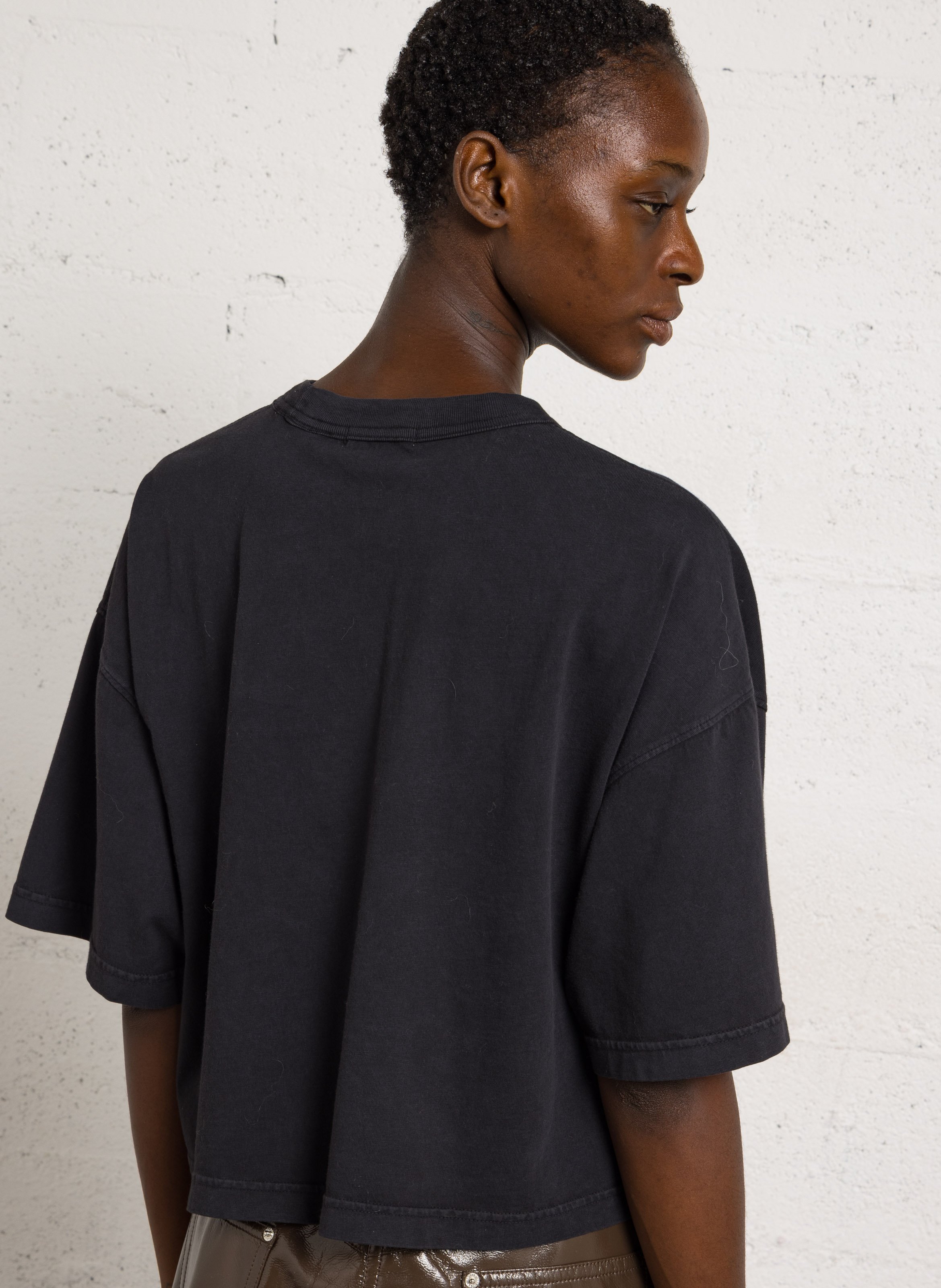Tee-shirt col rond en coton BELLEROSE Bleu