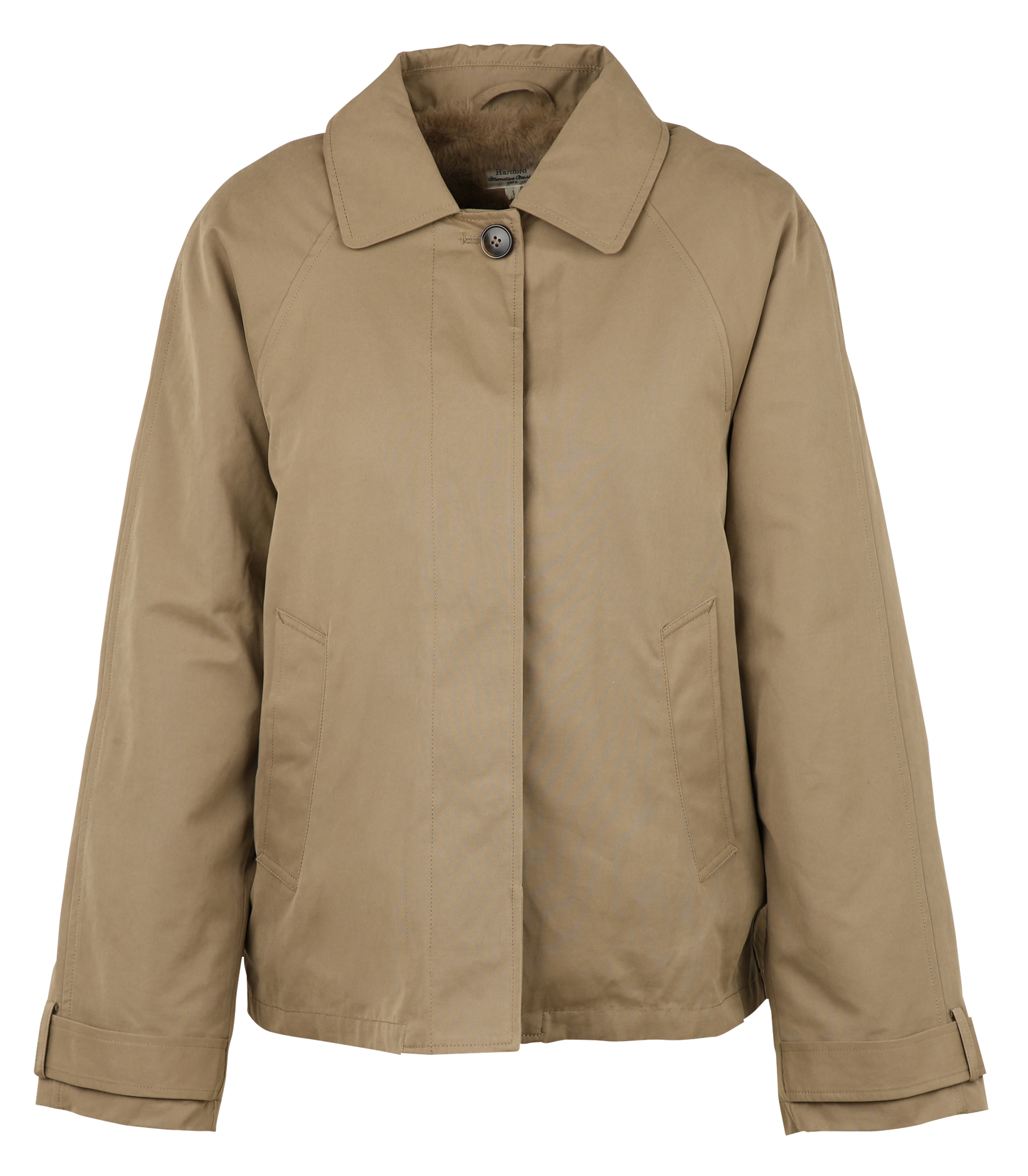 Veste droite col classique HARTFORD Beige