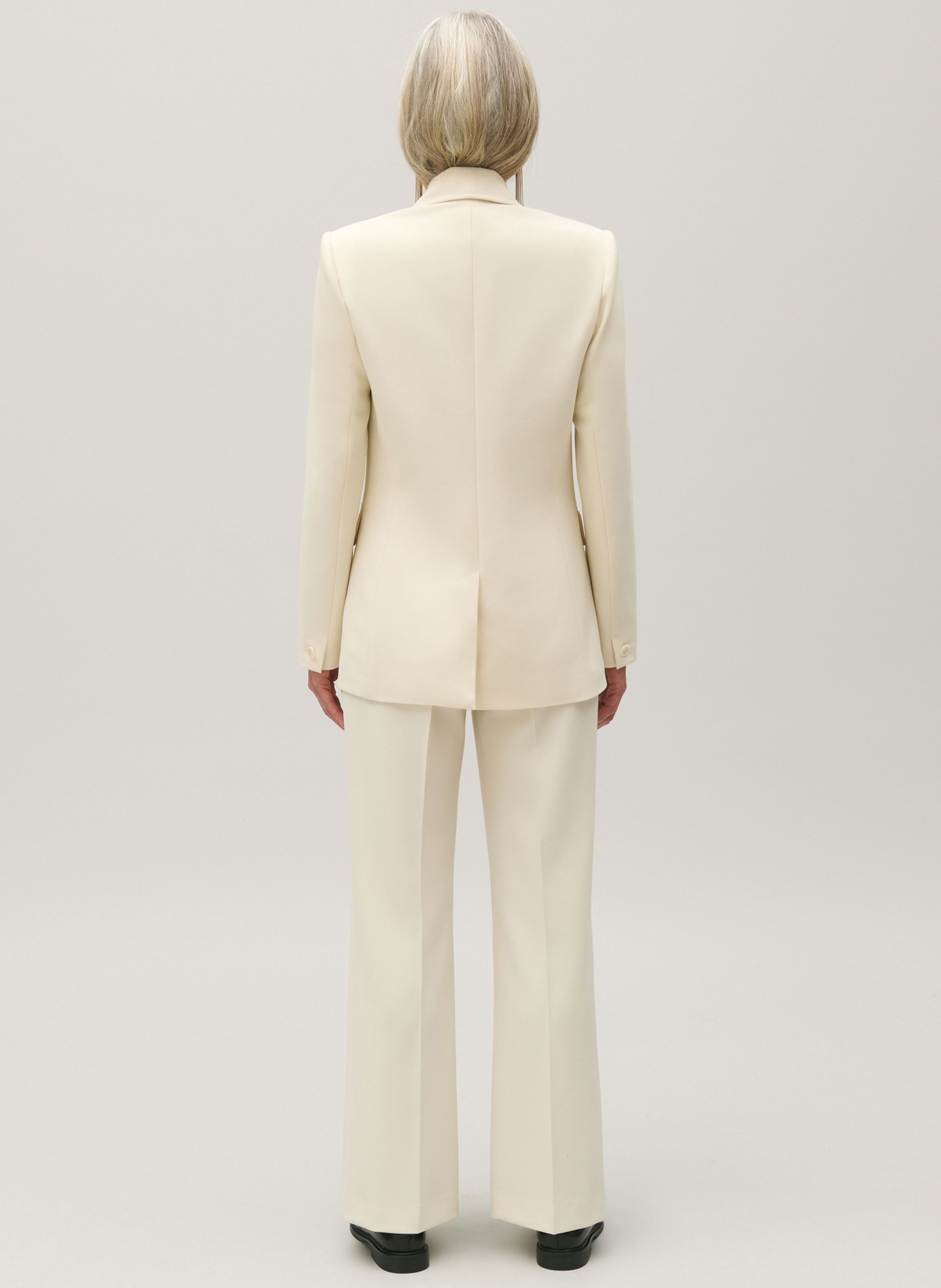 Straight Tailored Jacket Ivoire Claudie Pierlot Women Place