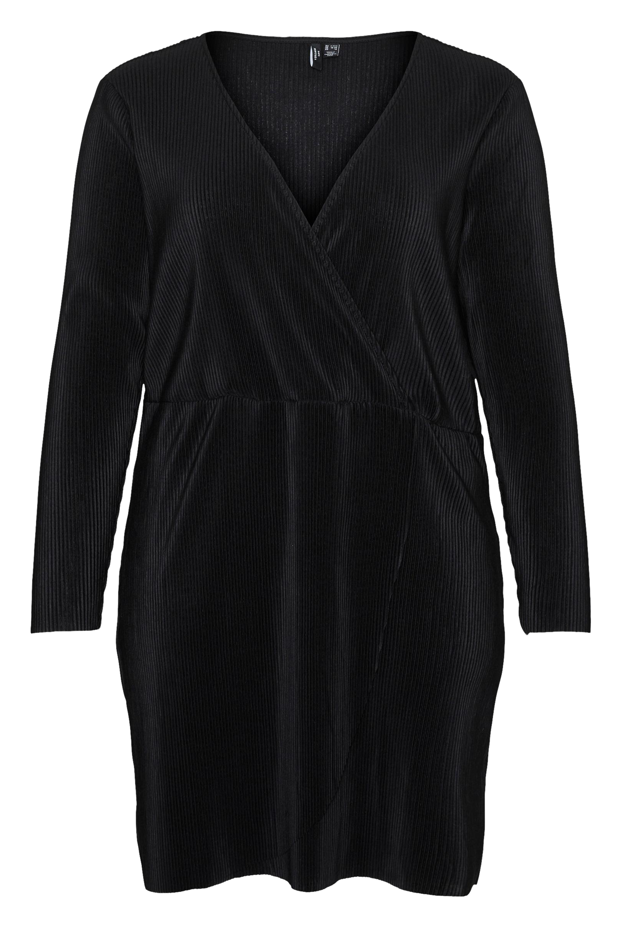 Korte jurk met V-hals VERO MODA CURVE Zwart