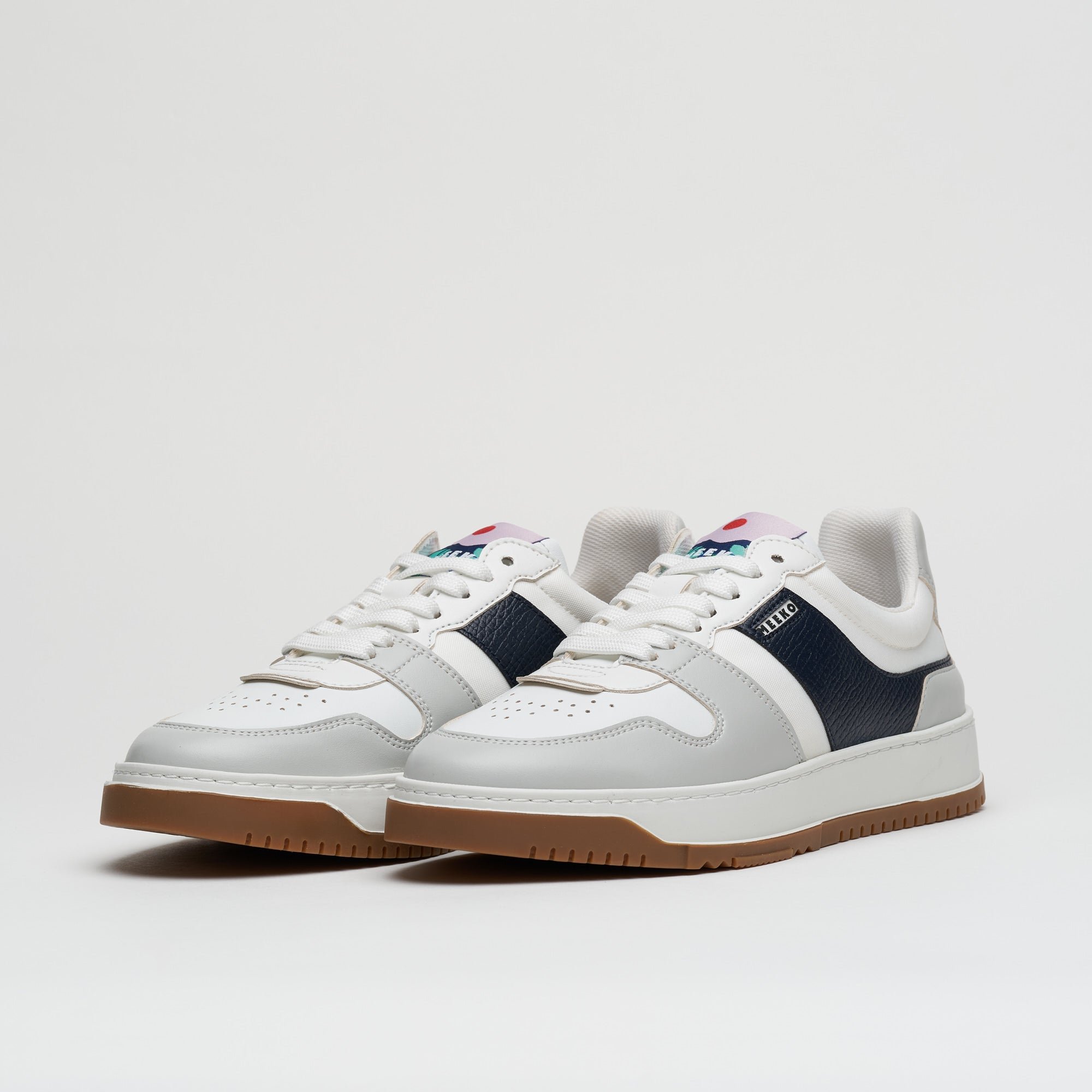 Eco-friendly low-top sneakers MEEKO Blue
