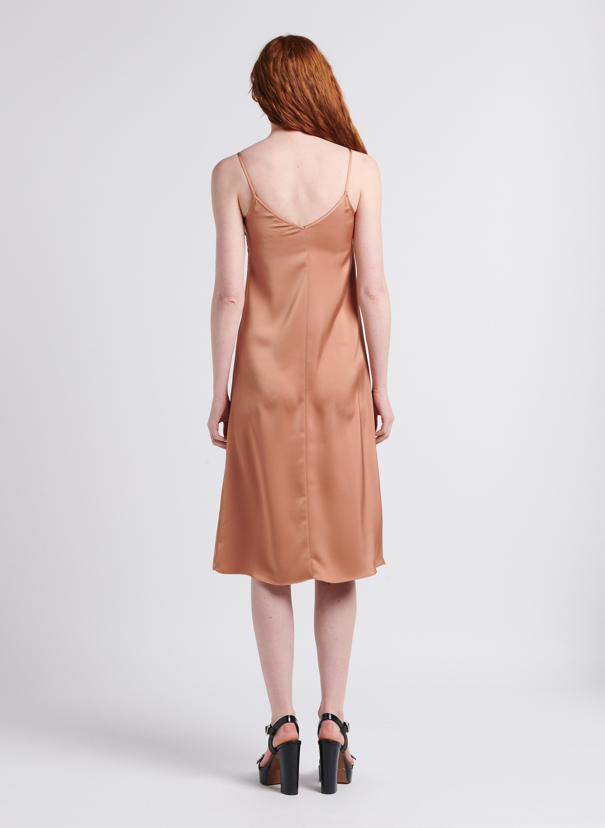 Satiniertes Unterkleid MAX&Co. Braun