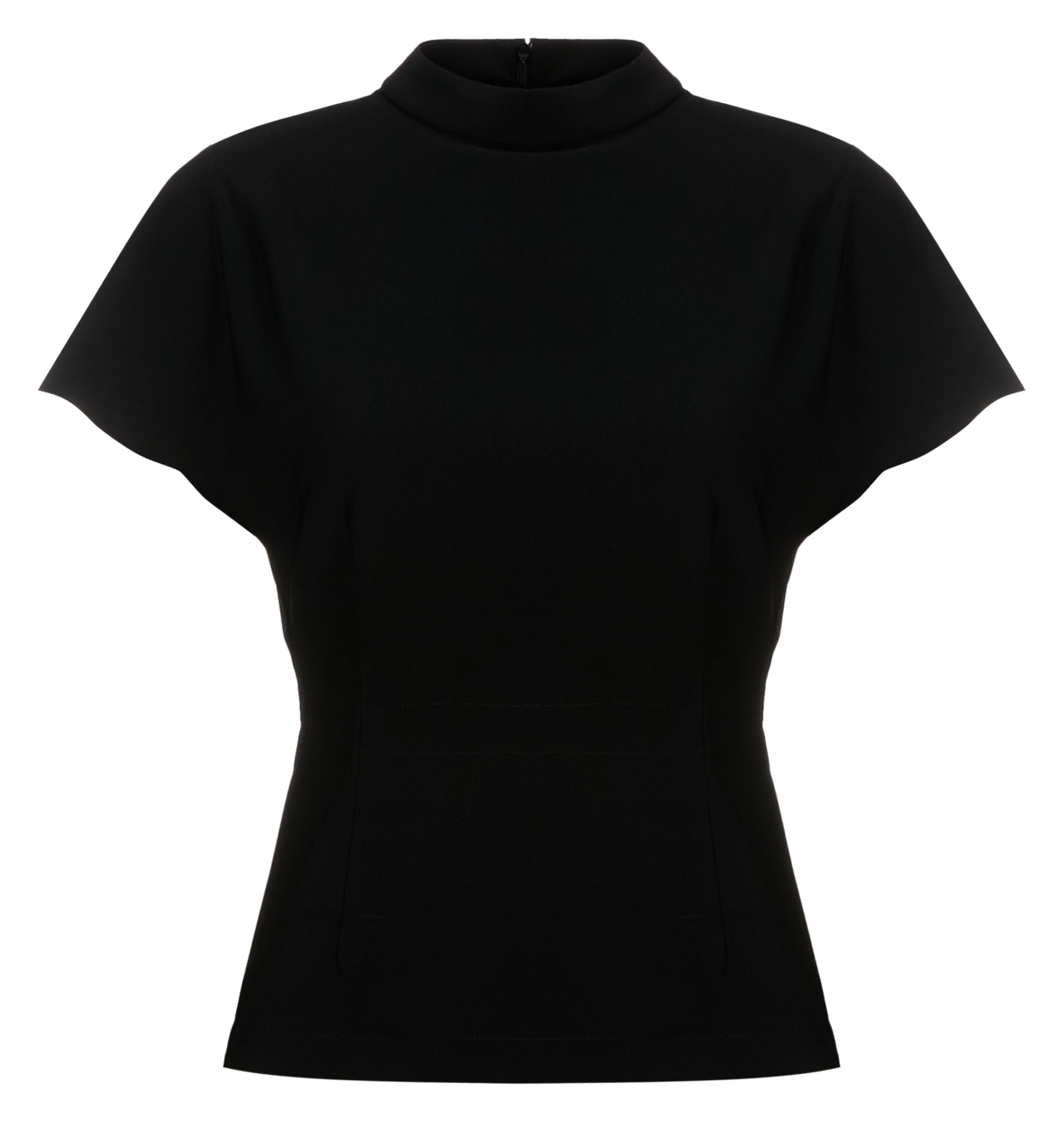 Top cintré manches courtes  SAISON 1865 Noir