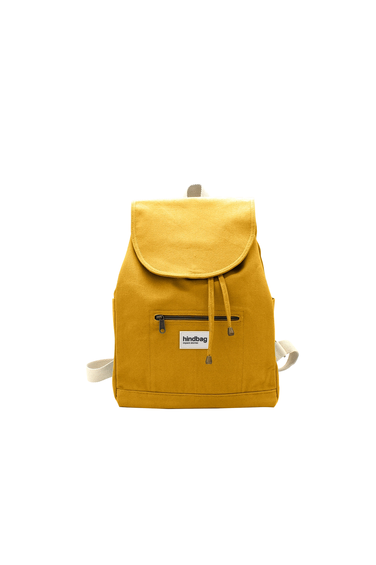Cotton backpack HINDBAG Yellow