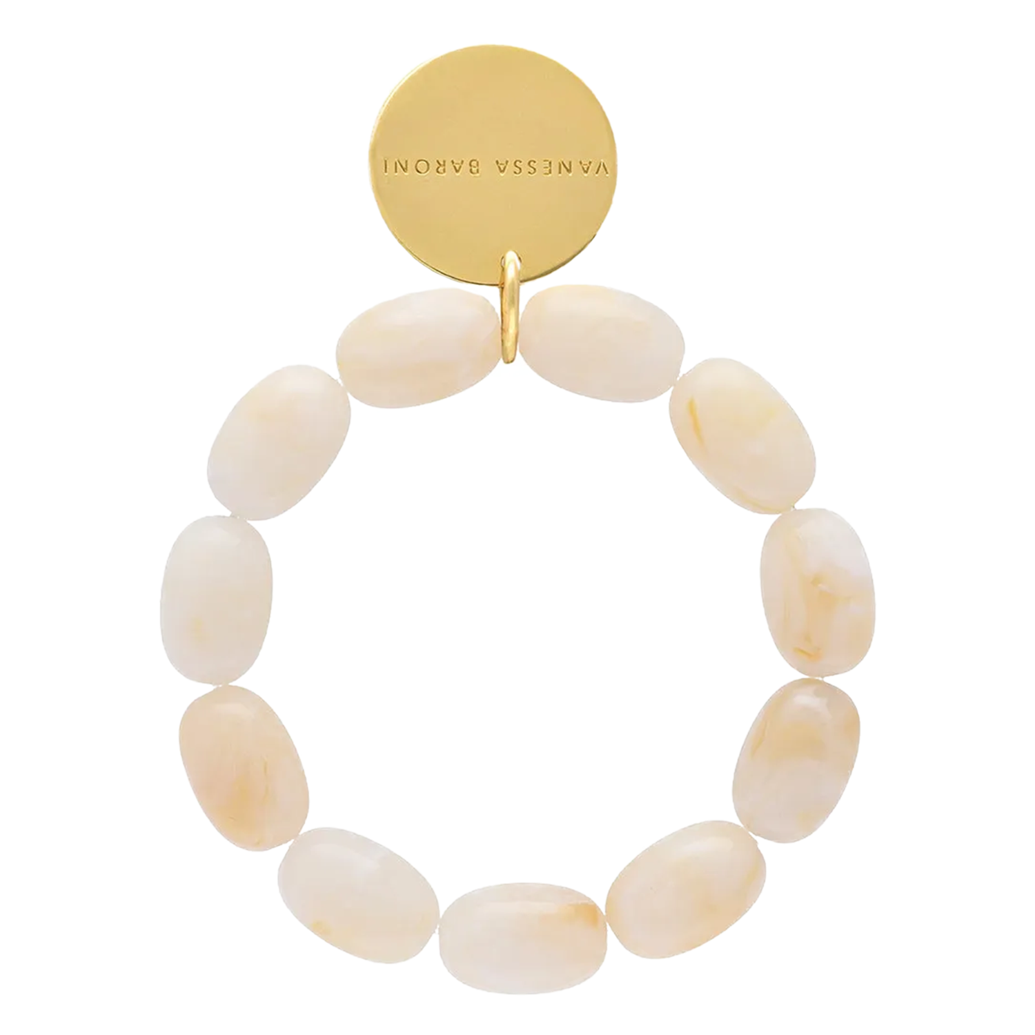 Perlenarmband VANESSA BARONI Weiss