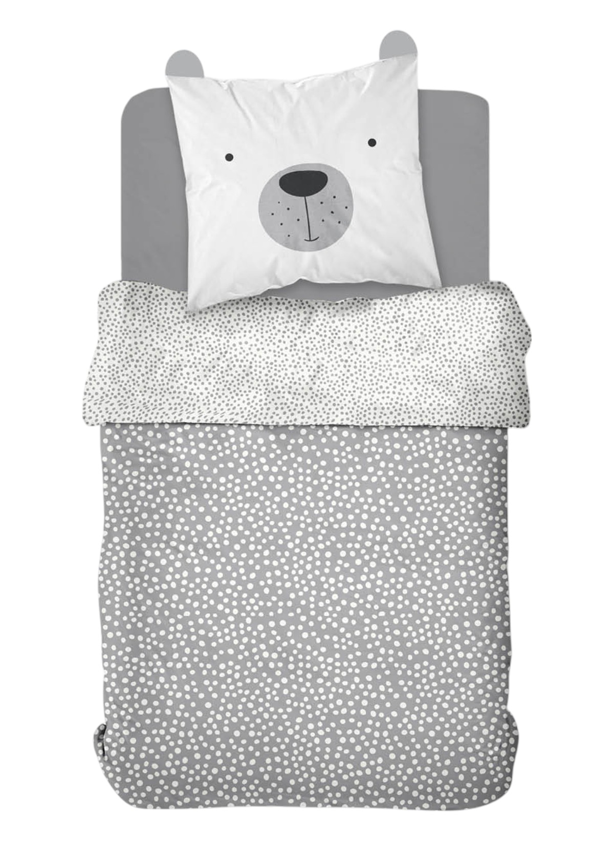 Printed cotton bed set TODAY LINGE DE MAISON White