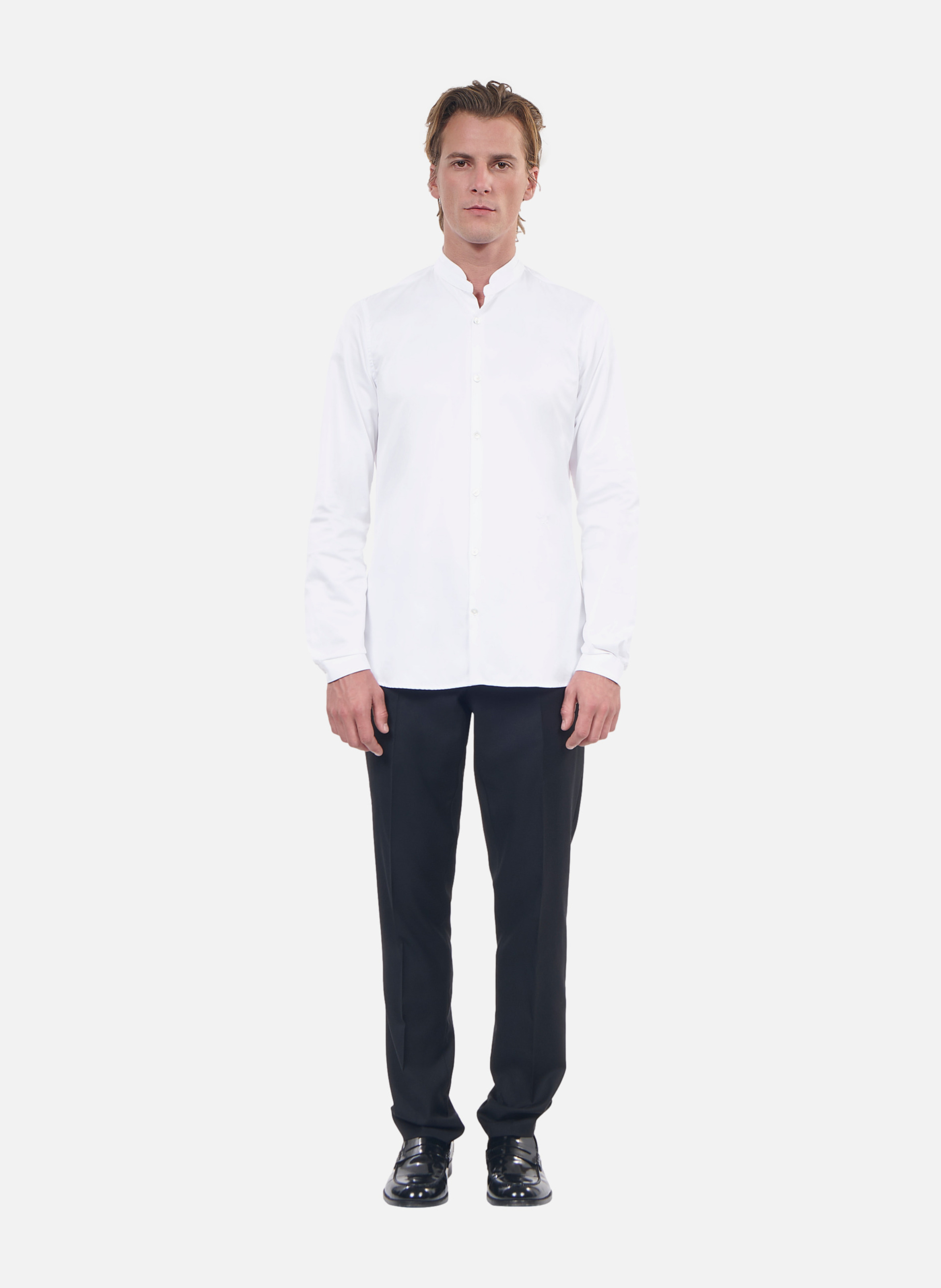 Cotton shirt with officer collar THE KOOPLES White