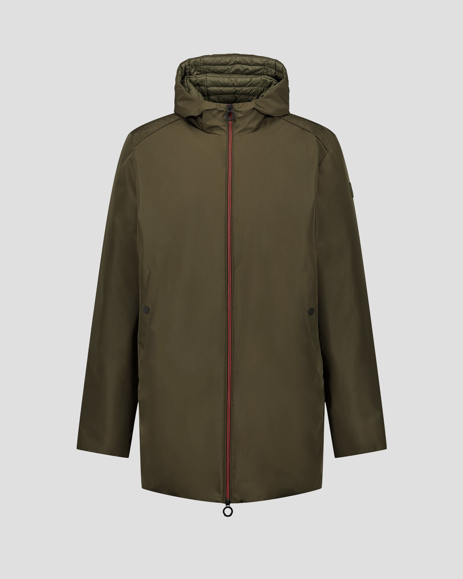 Boris ultralight long hooded jacket JOTT Green