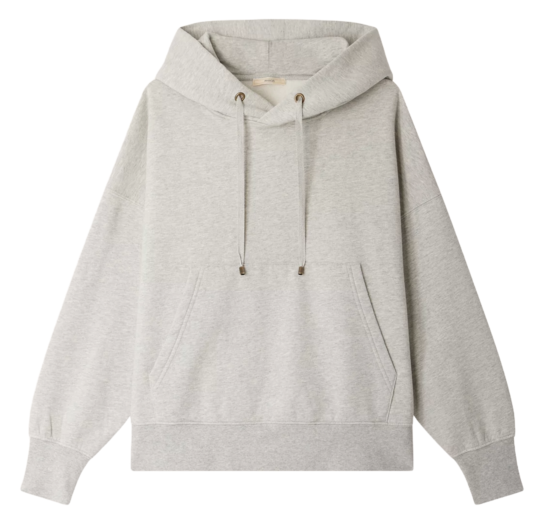 Sweat oversize à capuche en coton SESSUN Gris