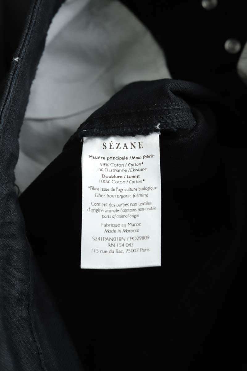 Jean slim en coton SEZANE - Seconde main Noir