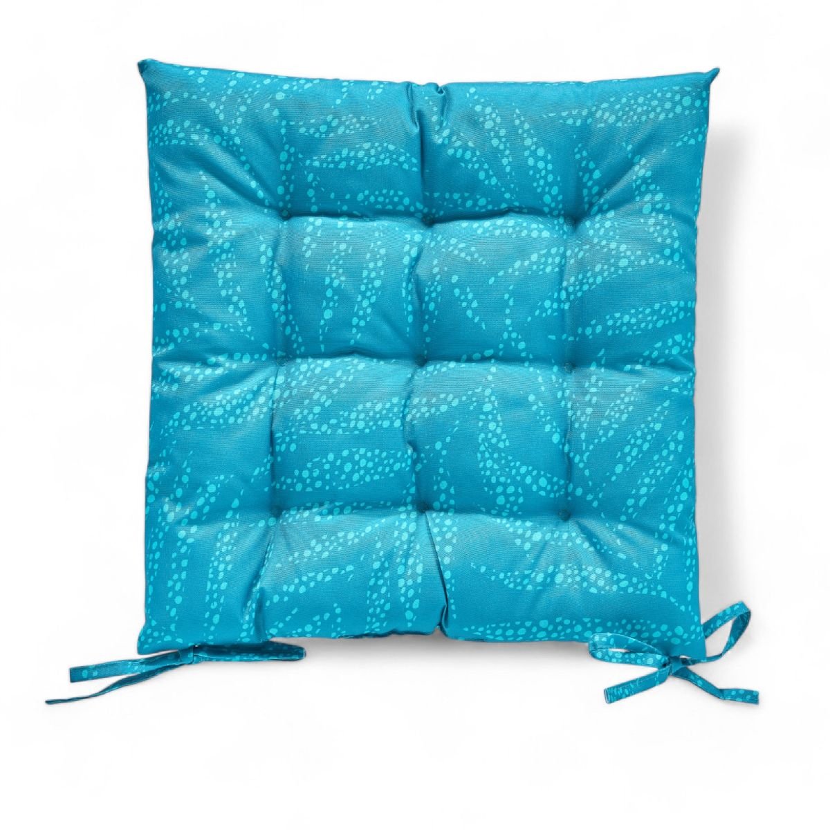 Printed Water-Repellent Chair Pad TODAY LINGE DE MAISON Blue