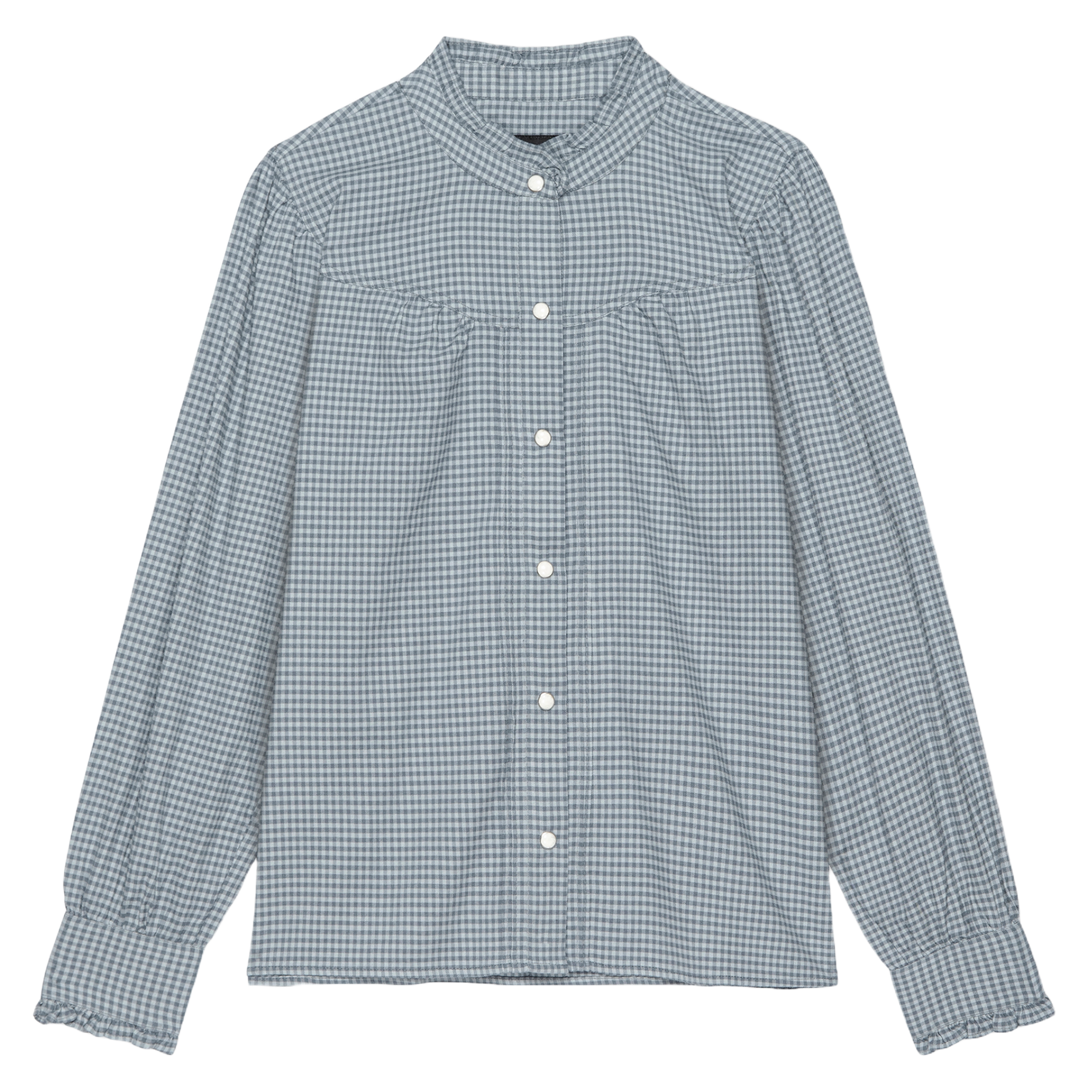 Blouse col rond en coton mélangé RAILS Multicolore