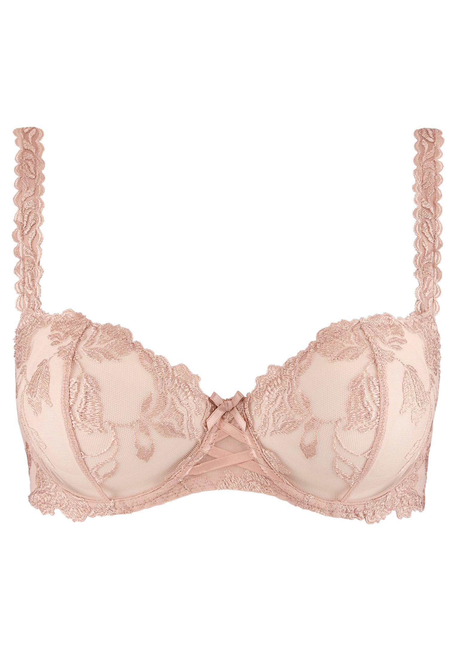 Underwired demi-cup bra AUBADE Beige