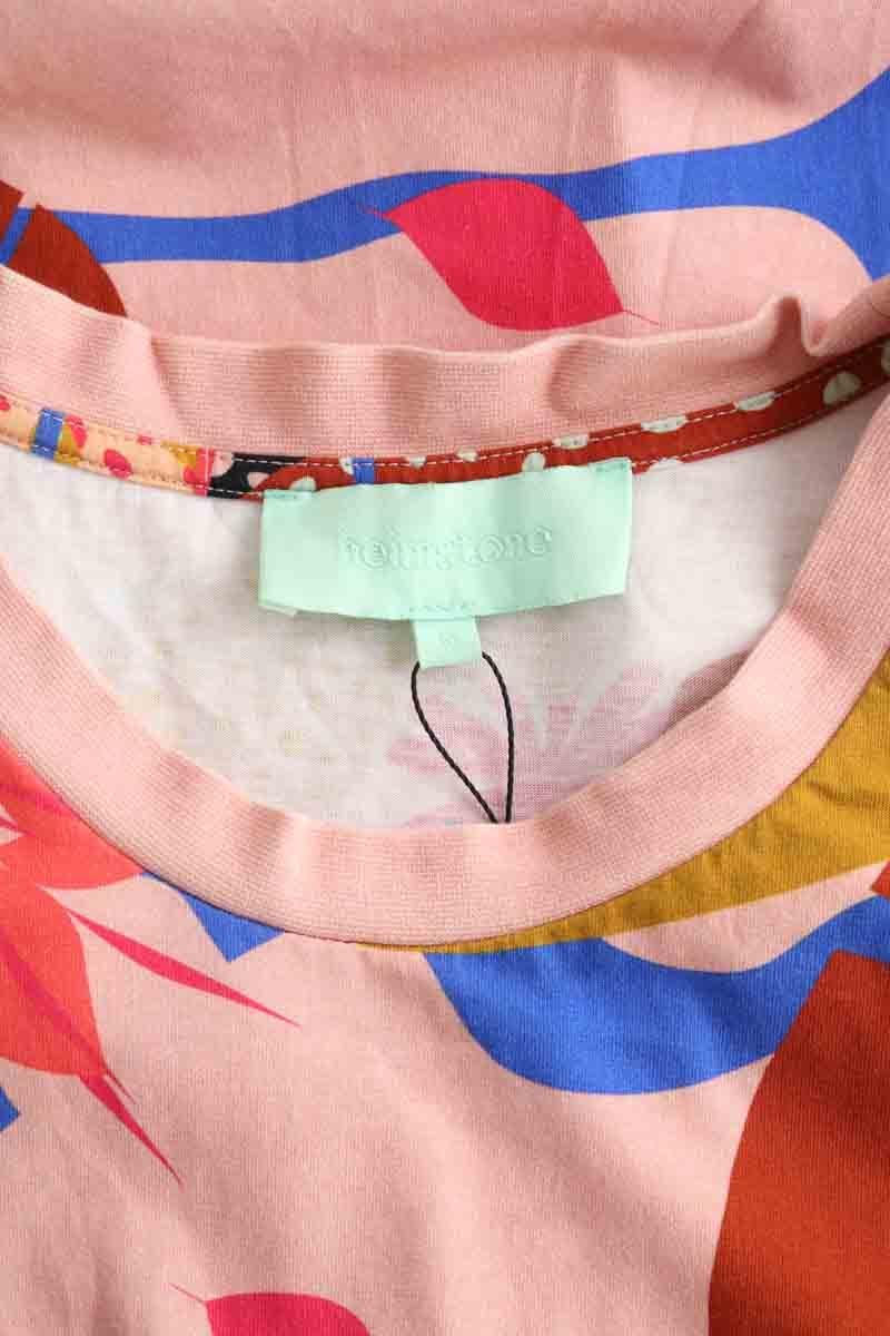 Cotton T-shirt HEIMSTONE - Seconde Main Pink