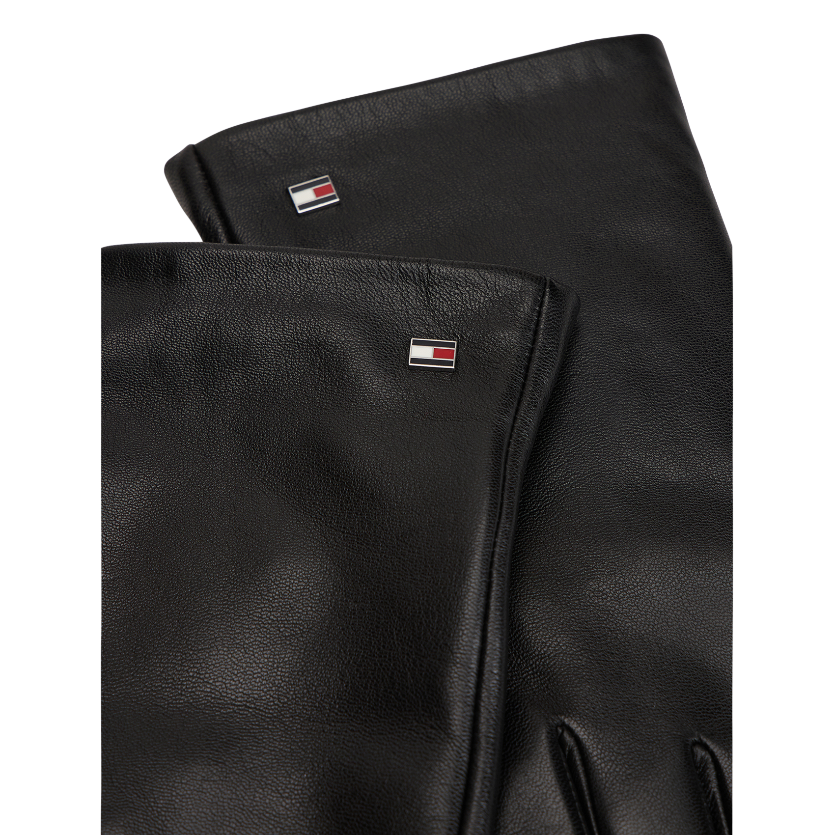Gants en cuir TOMMY HILFIGER Black