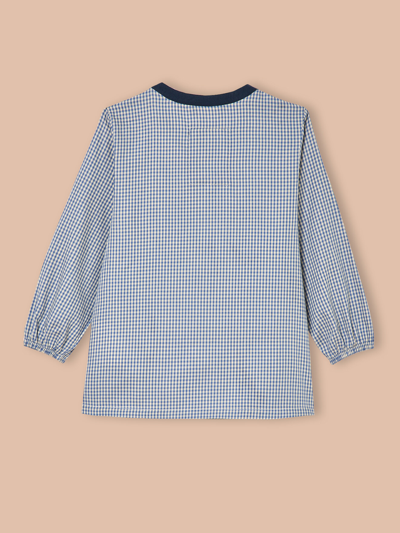 Gingham apron CYRILLUS Blue