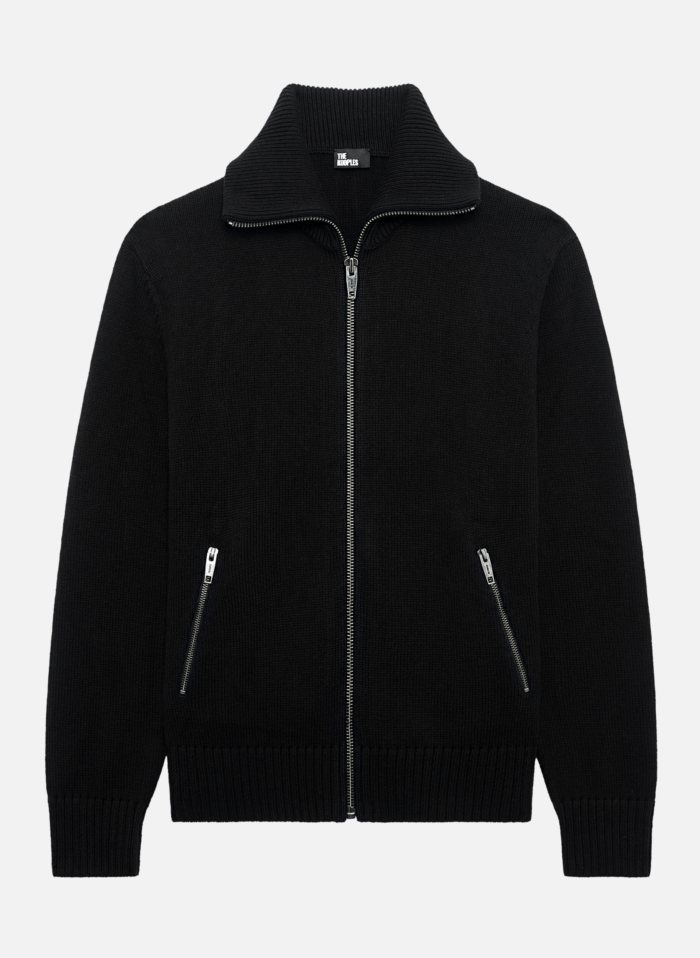 Zip-up cardigan THE KOOPLES Black