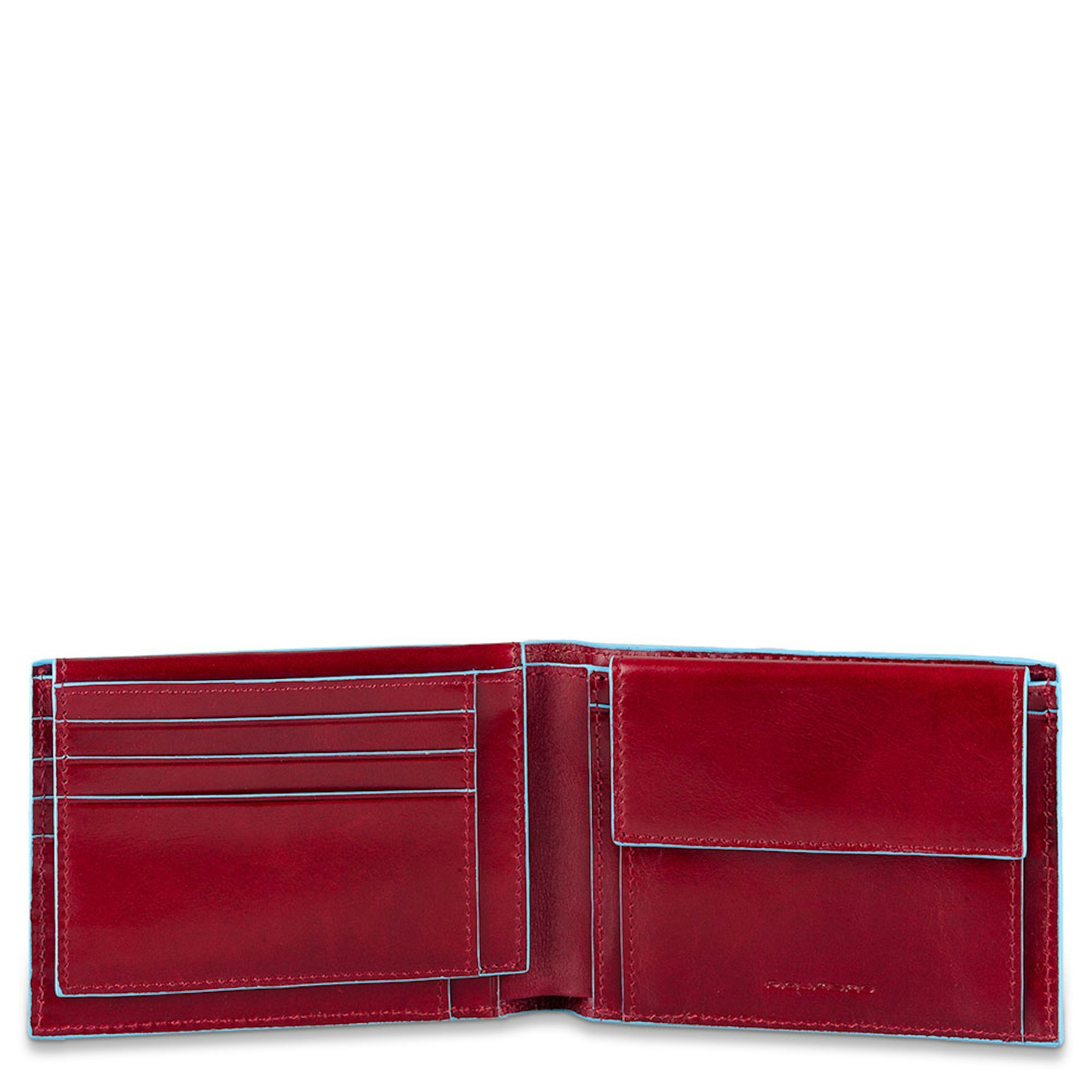 Babylon leather wallet PIQUADRO Red