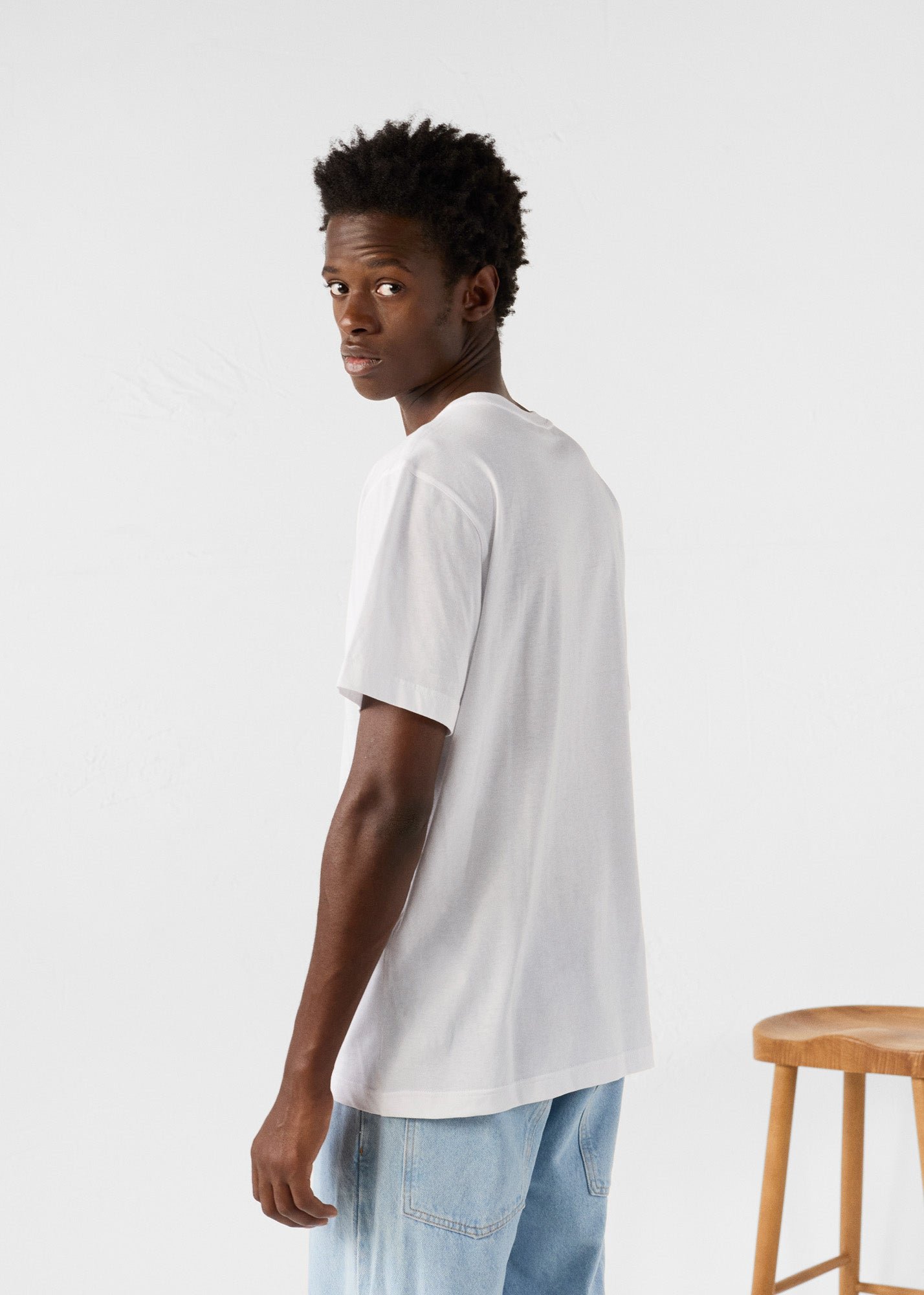 Round neck petro T-shirt JOTT White