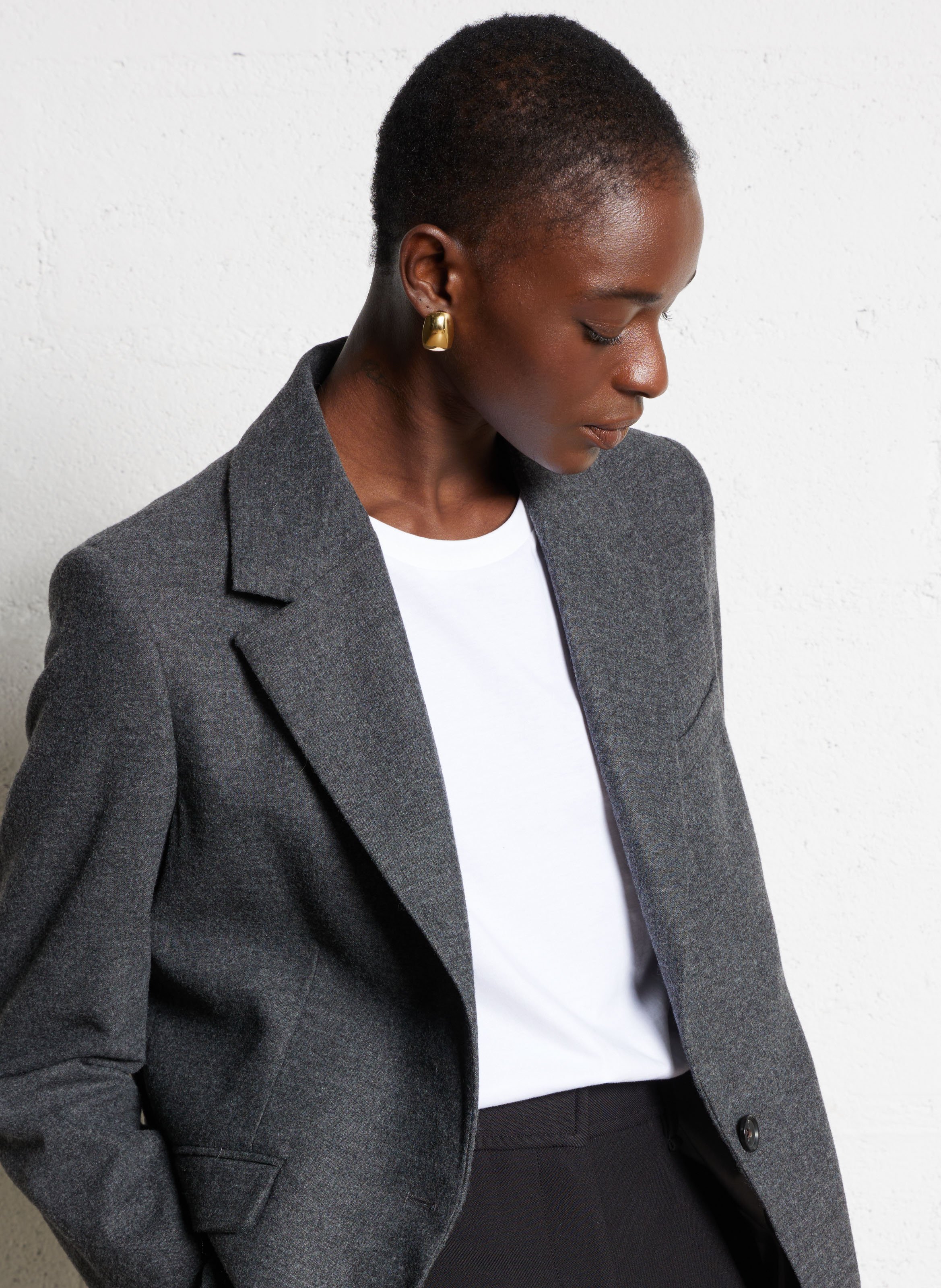 Straight suit jacket BELLEROSE Grey