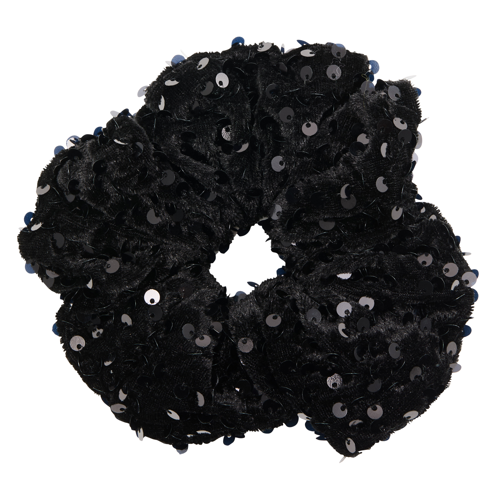 Sequin hair scrunchie AU PRINTEMPS PARIS Black