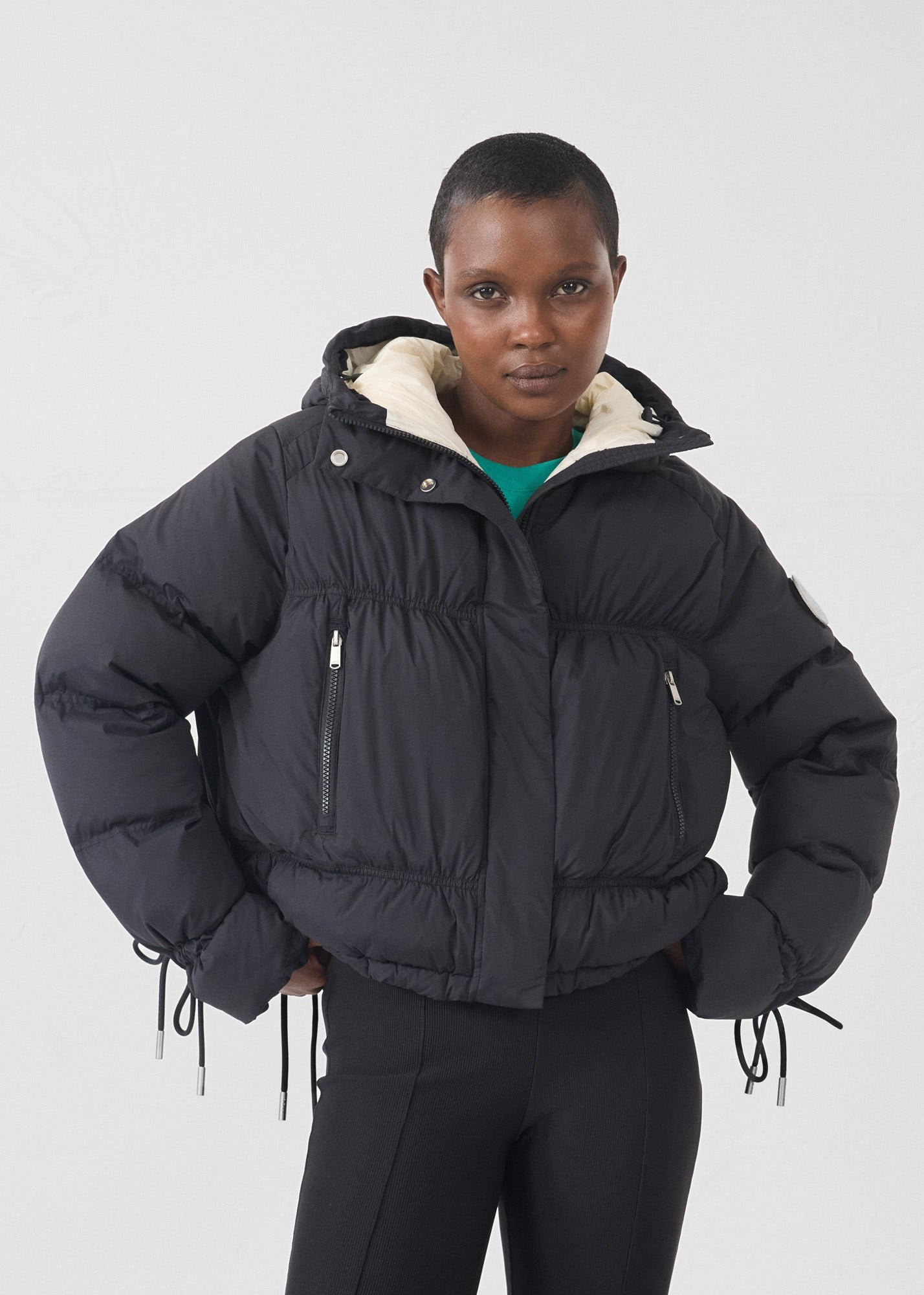 Puffer jacket for extreme cold weather - Nami JOTT Black