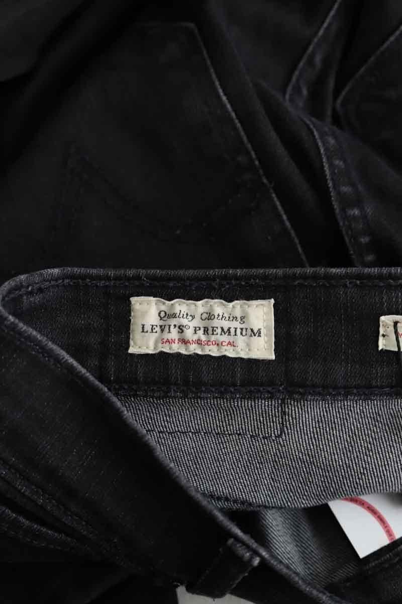 Cotton skinny jeans LEVI'S - Seconde main Black