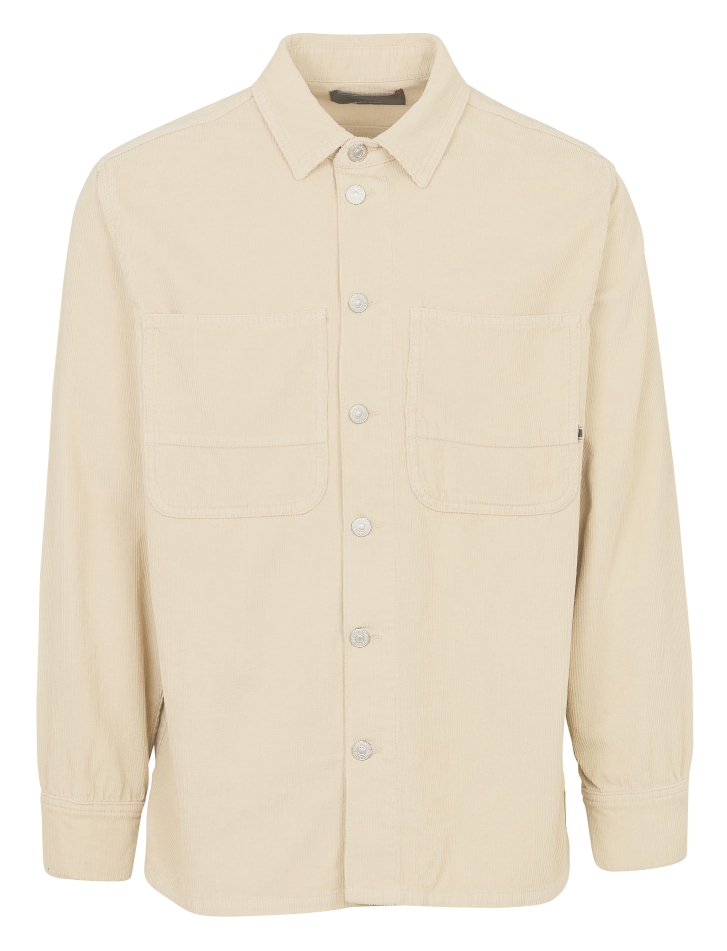 Overshirt dritta in cotone a coste LE TEMPS DES CERISES Beige