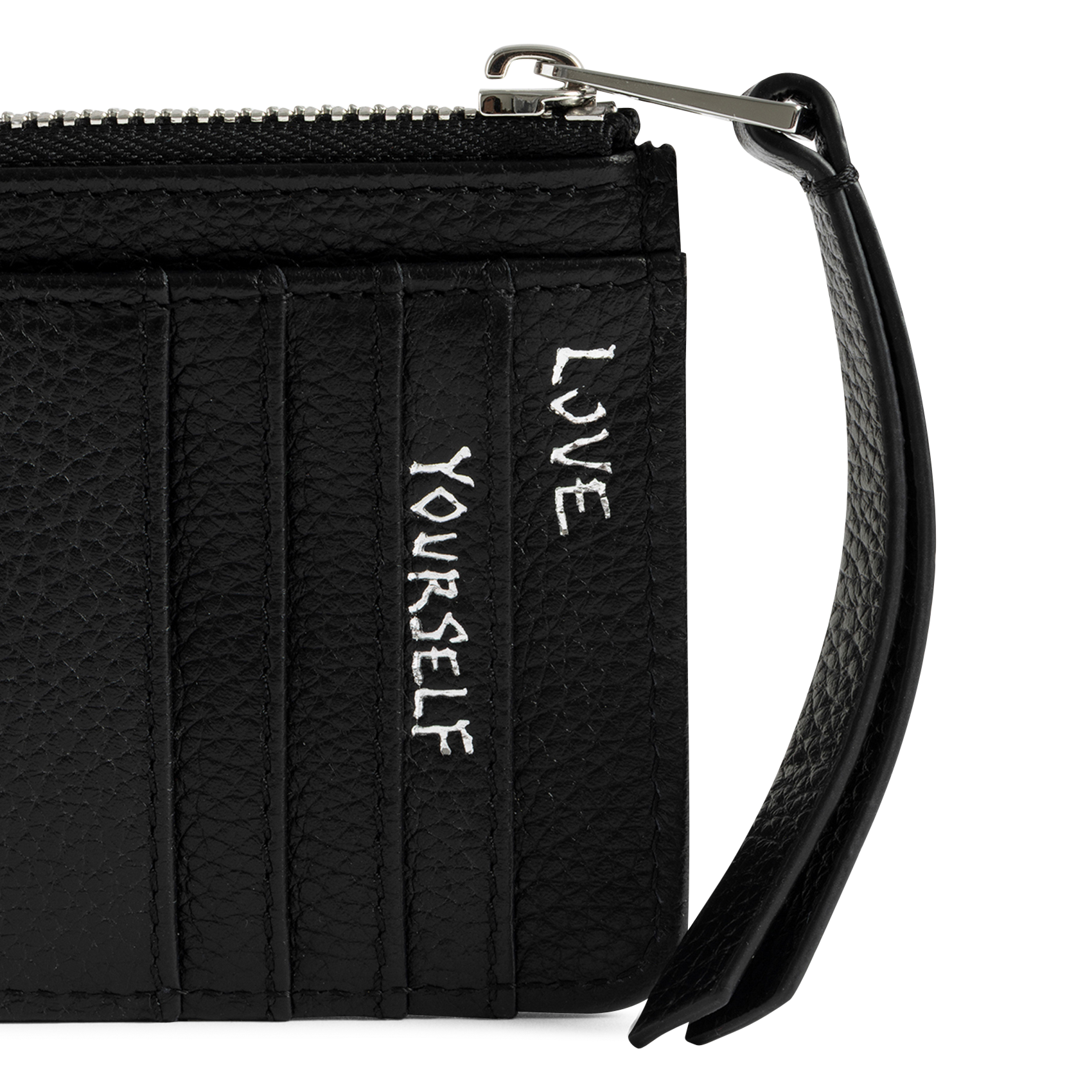 Porte-cartes en cuir imprimé ZADIG&VOLTAIRE Noir