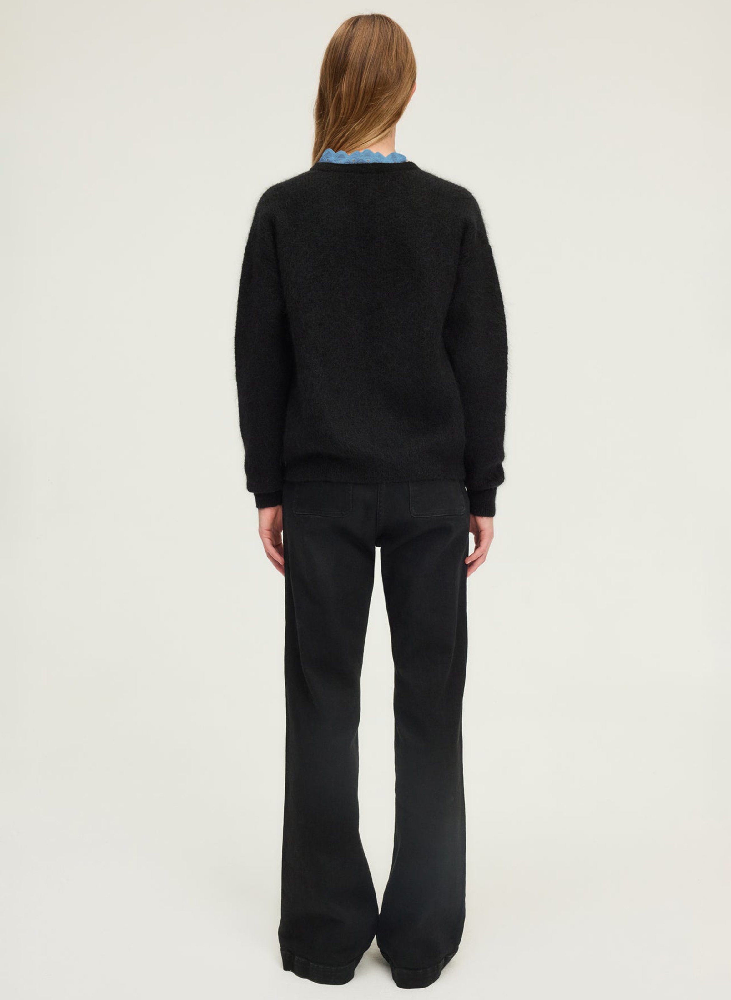 Pull col tunisien PABLO Noir