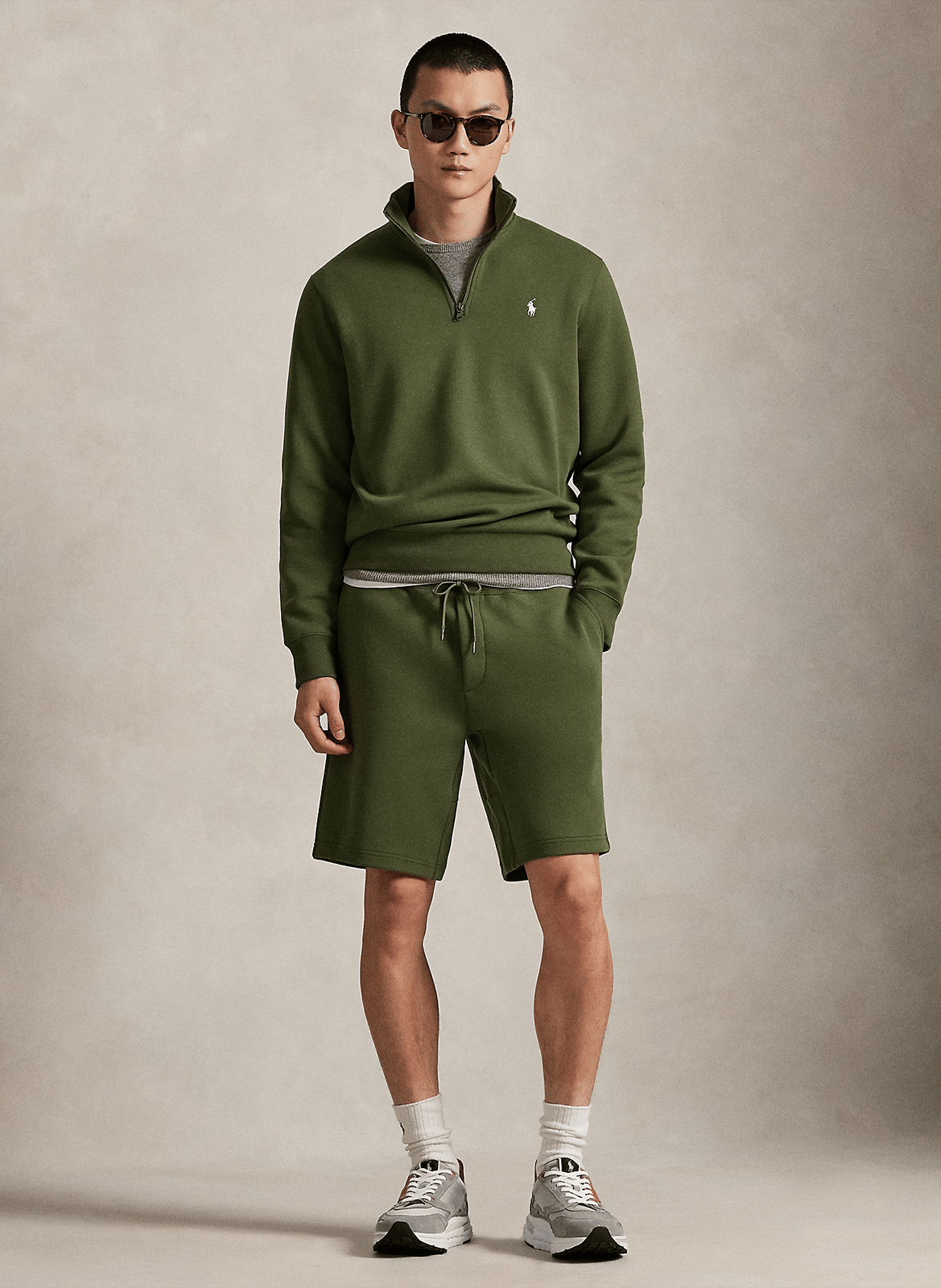 Recht short - katoenblend POLO RALPH LAUREN Groen