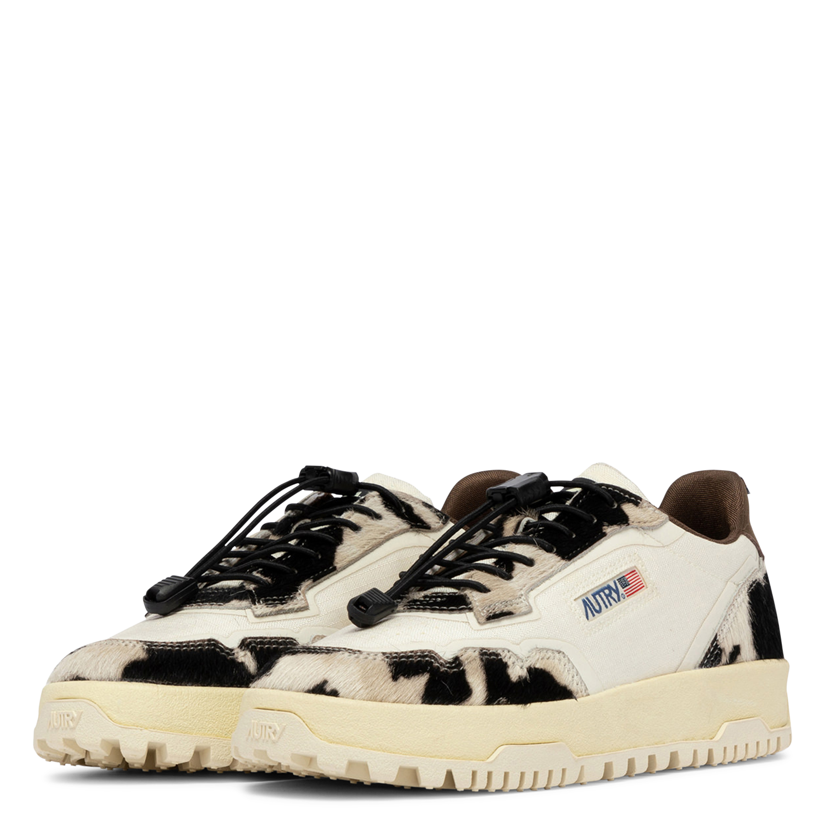 Baskets basses à lacets AUTRY Multicolore