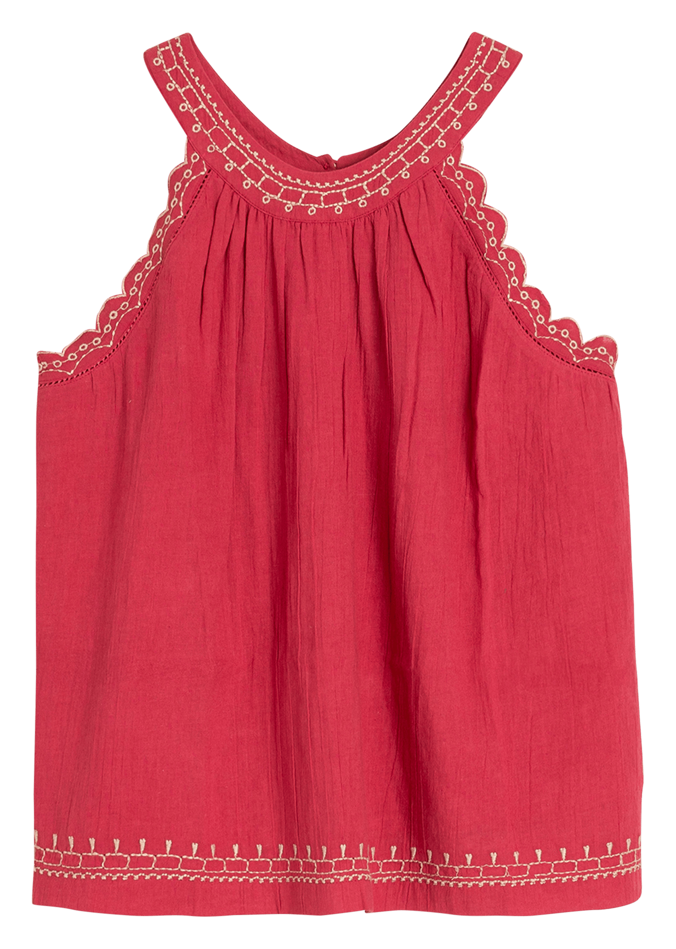 Top met halternek van biologisch katoen  Fresa