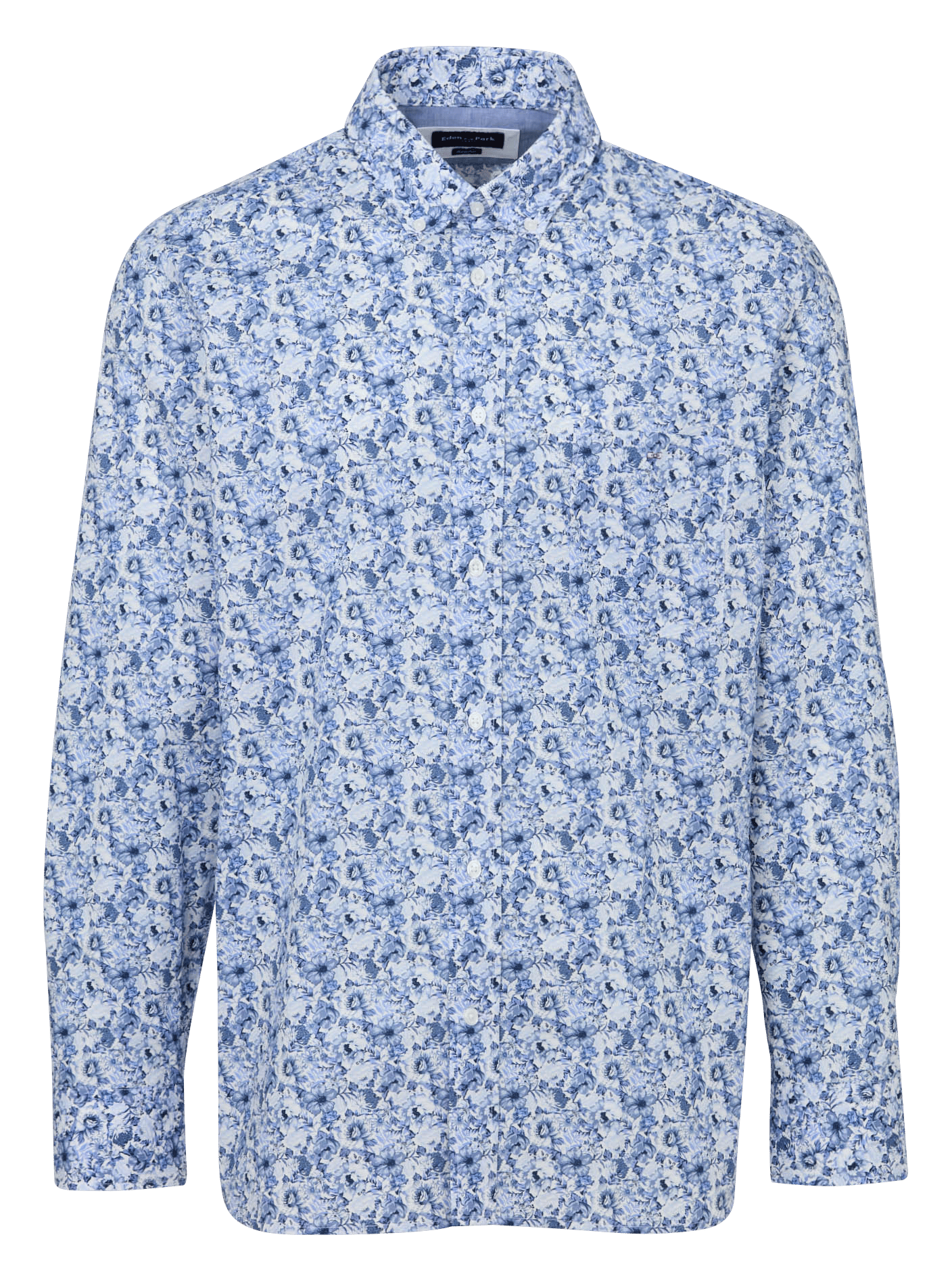 Chemise droite en coton EDEN PARK Rose