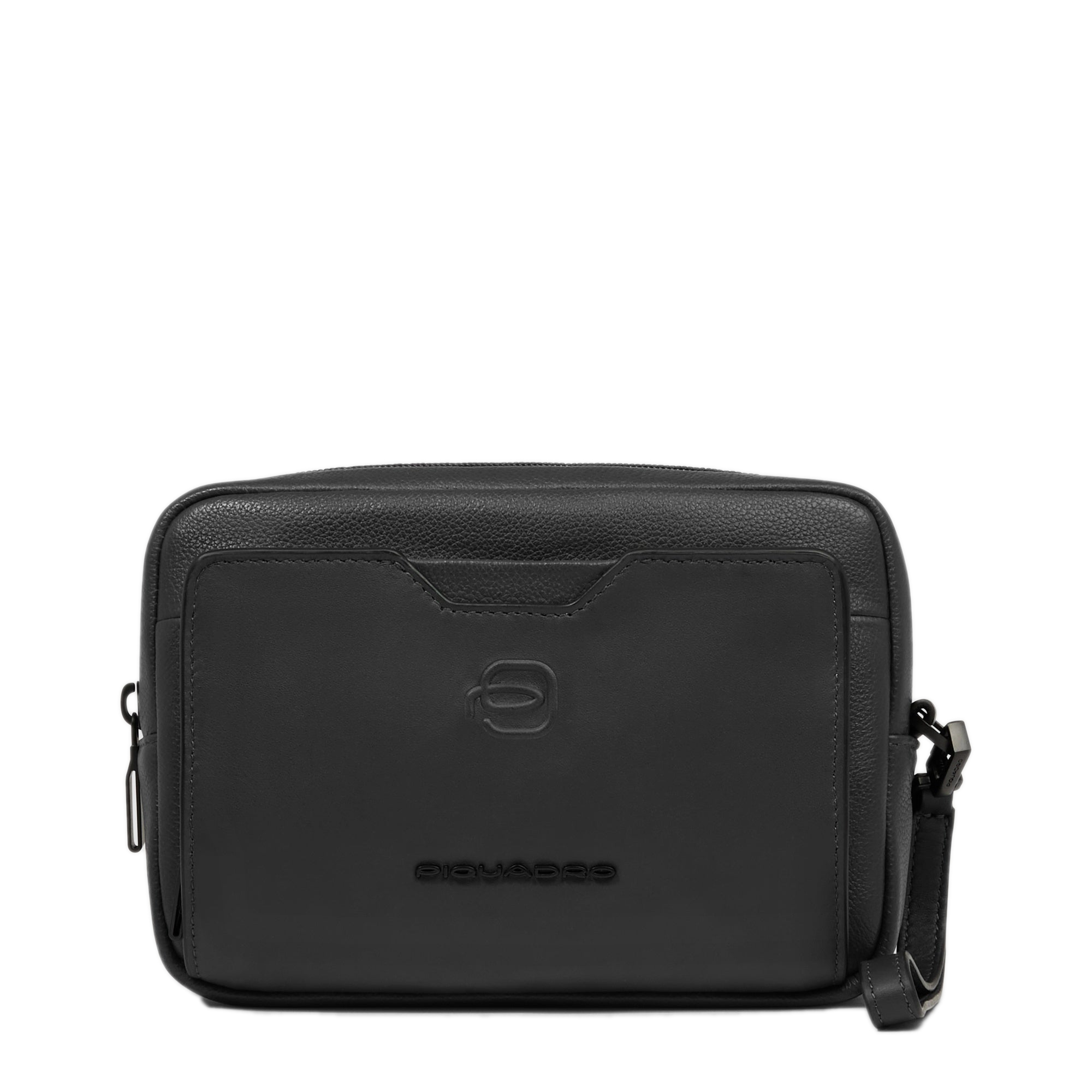 Clutch with removable shoulder strap PIQUADRO Black