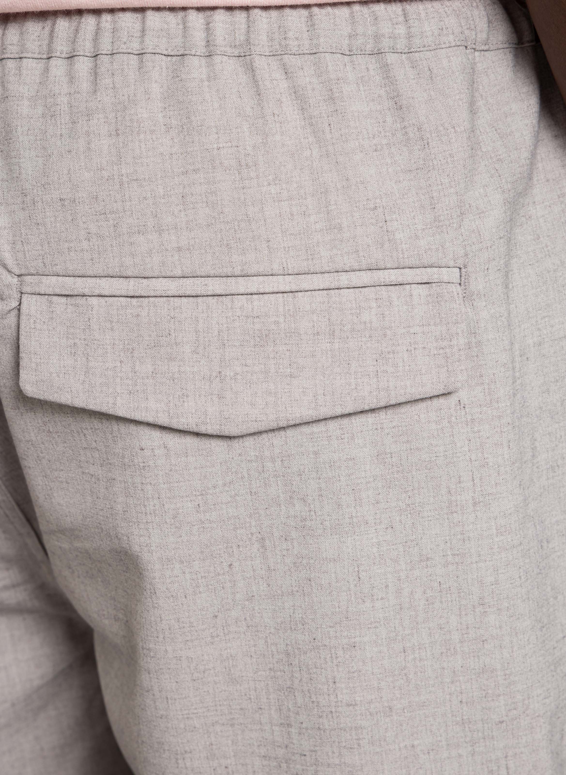 Korte hoge taille CASUAL FRIDAY Grijs