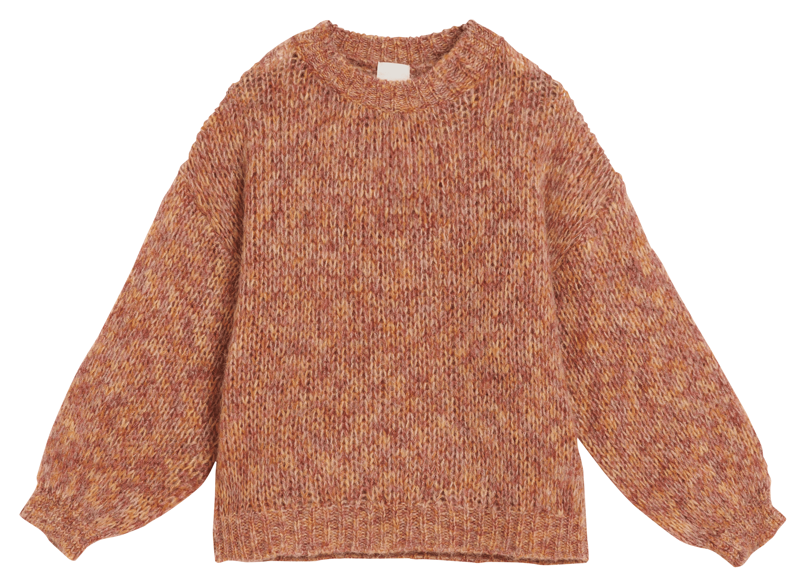 Round-neck oversized sweater INDI & COLD Pink