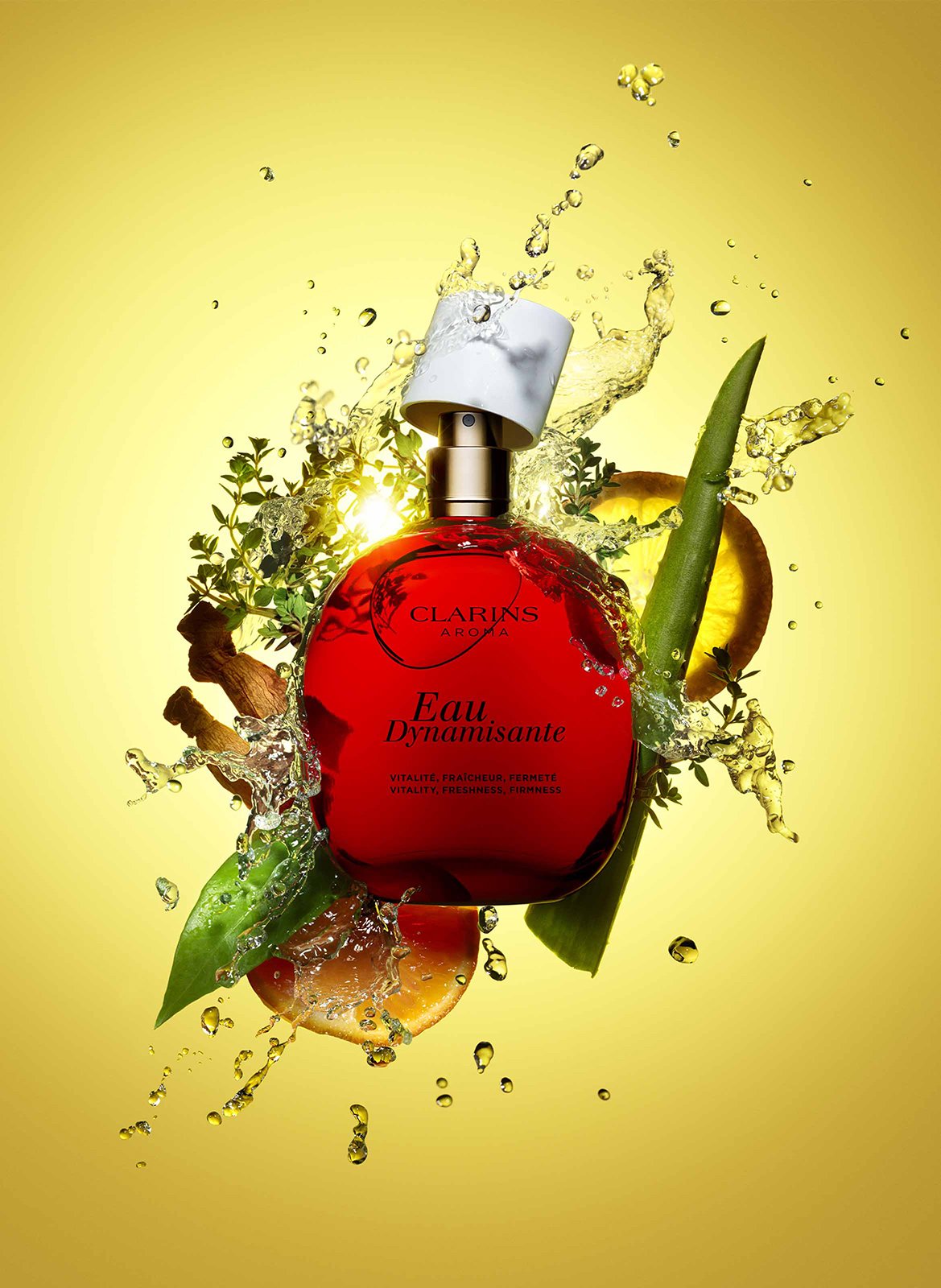 Eau Dynamisante: Vitalität, Frische, Festigkeit - Duftendes Pflegewasser CLARINS No color