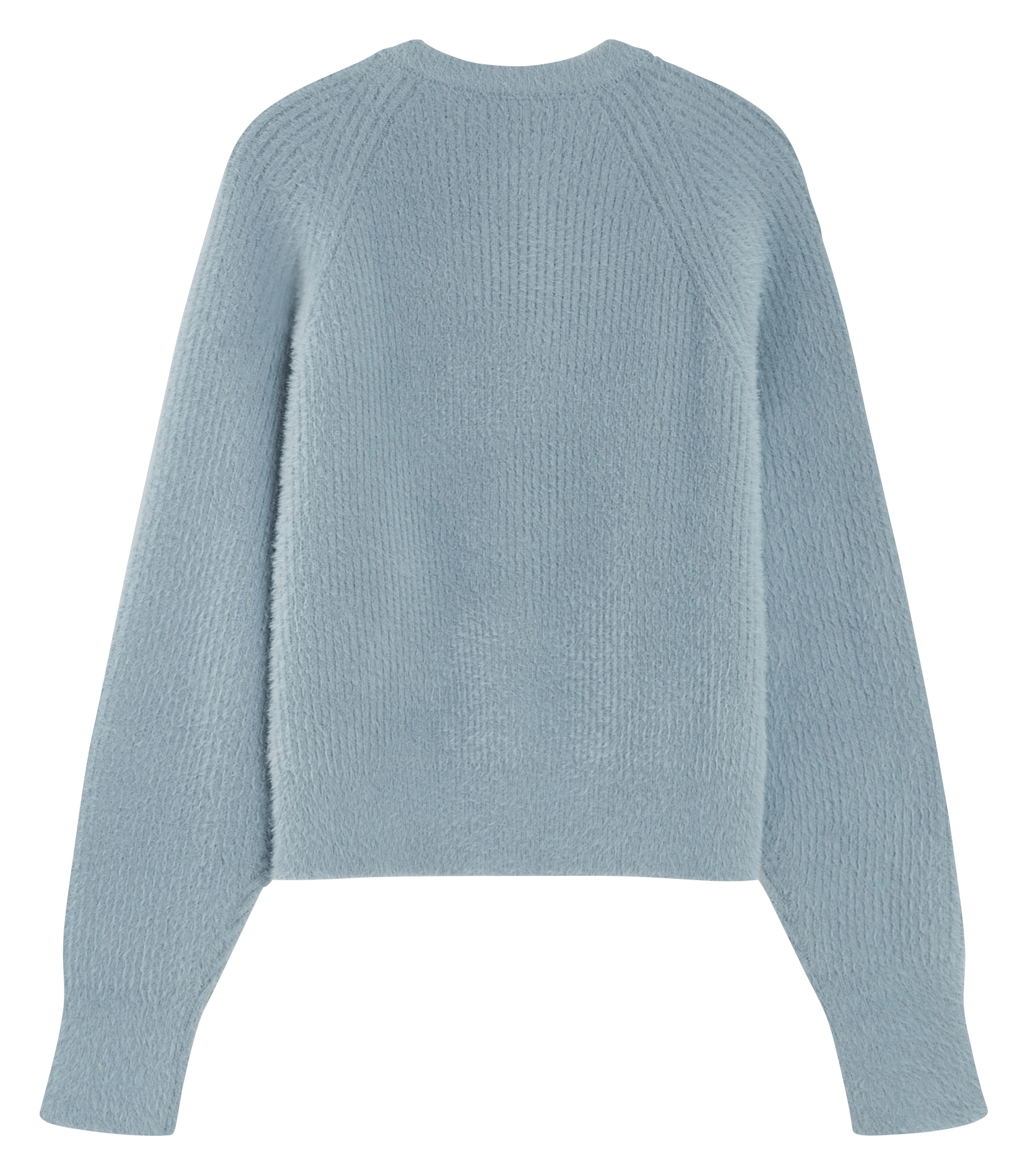 Gerader Rundhals-Cardigan | Blau GRACE ET MILA Damen