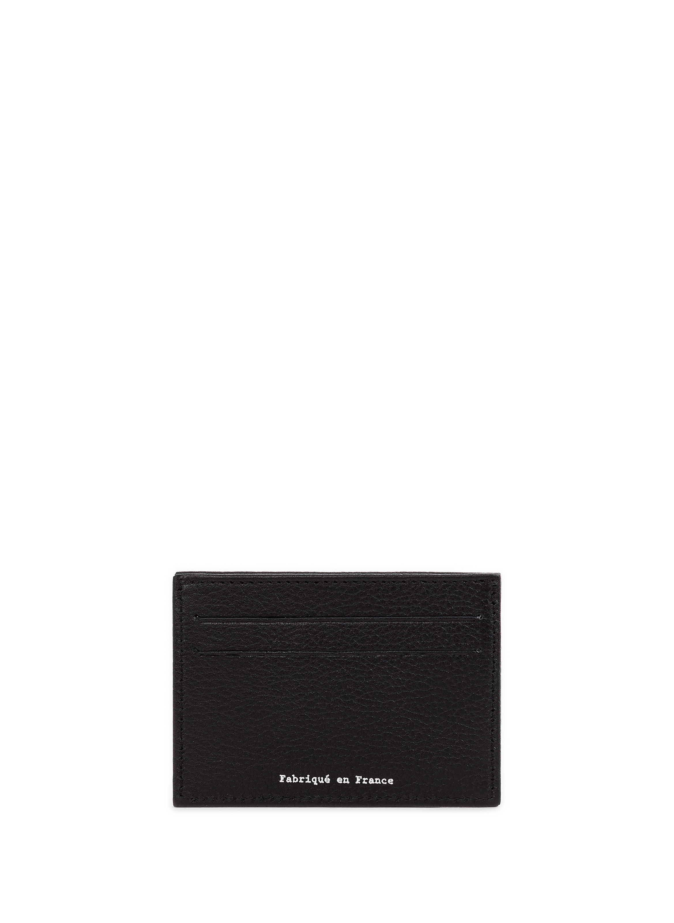 Leather card holder pm fra 579 mini pc black SAISON 1865 Black