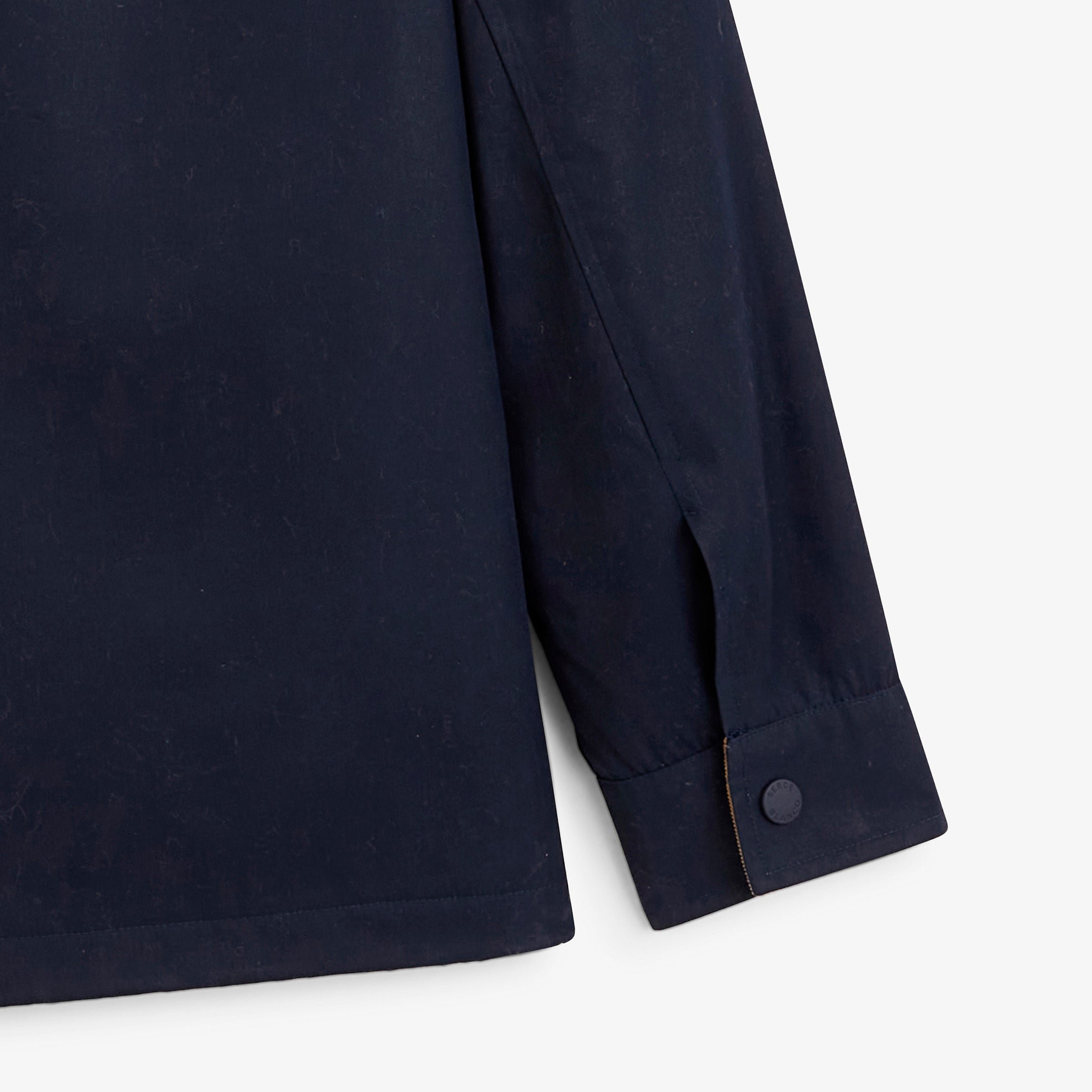 Blue DAN water-repellent jacket with corduroy collar SBPLAY SERGE BLANCO Blue