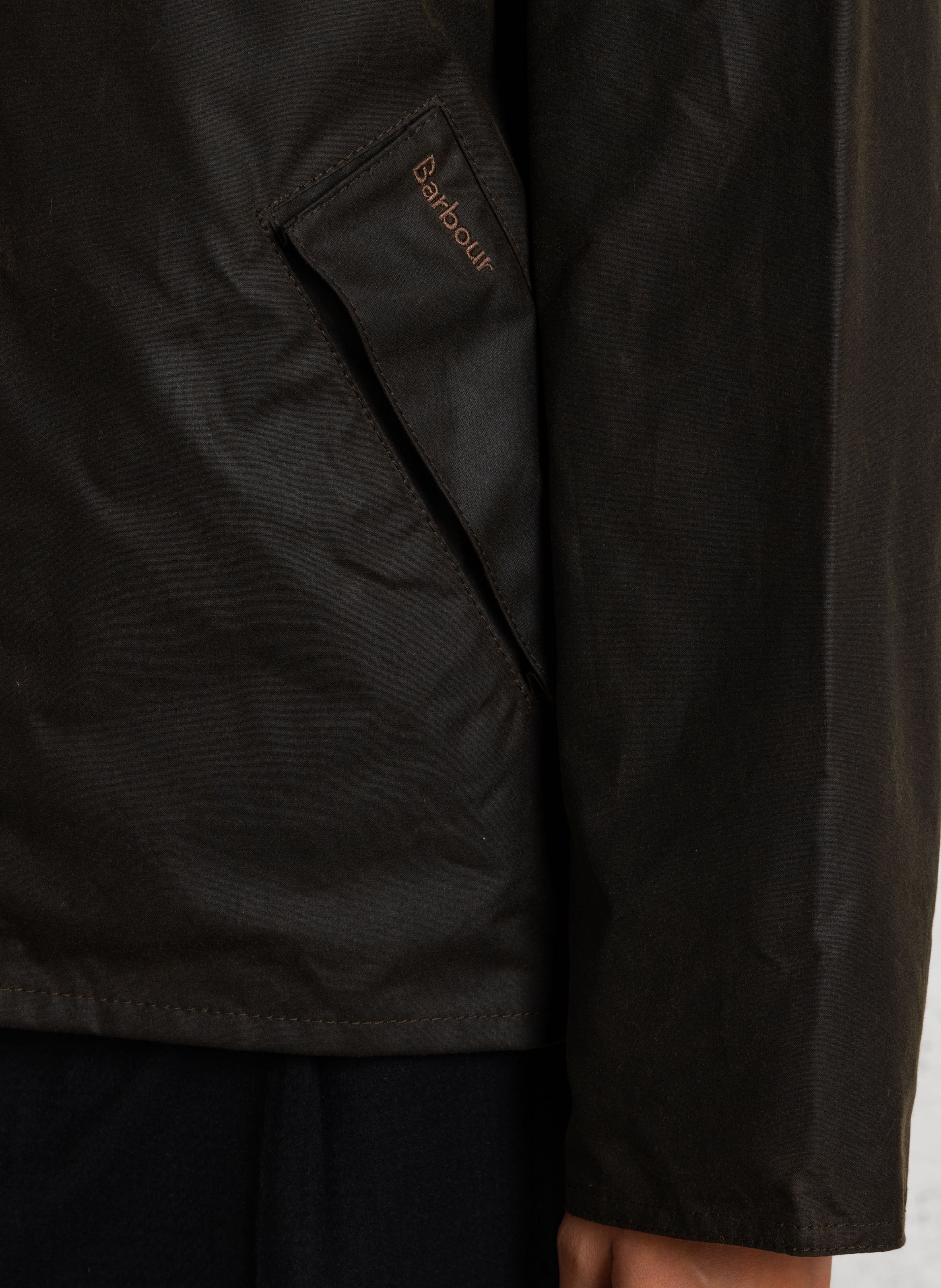 Veste droite en coton BARBOUR Kaki