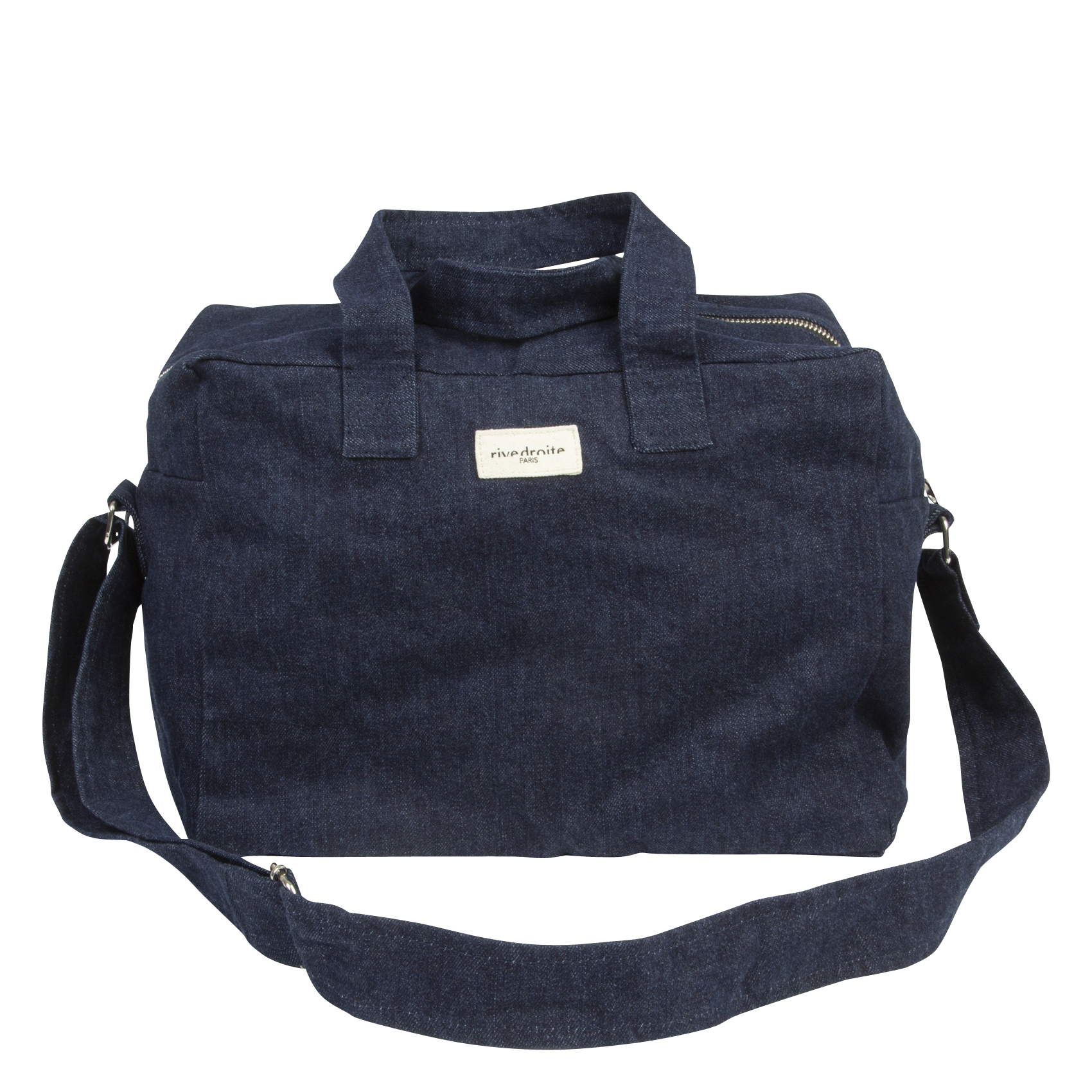 Denim tote bag RIVEDROITE PARIS Raw denim